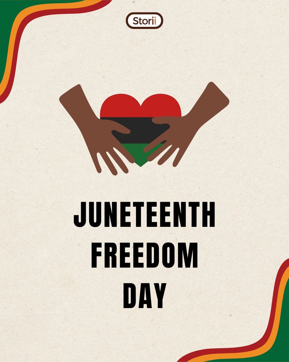 Today, we commemorate the end of slavery in the United States and pay tribute to the strength, resilience, and enduring spirit of Black Americans.

Happy Juneteenth.