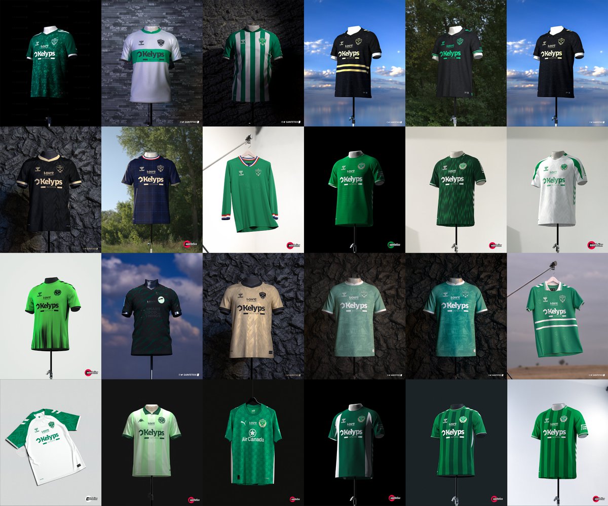Parce que l'<a href="/ASSEofficiel/">AS Saint-Étienne</a> c'est mon club de coeur, parce que partout, toujours il y aura Sainté, voici la mosaïque des 24 concepts créés dans l'année.

Maintenant il n'y a plus qu'à partager, à mener cette mosaïque jusqu'au Canada, et voir où elle nous mènera. 
Allez les Verts 💚