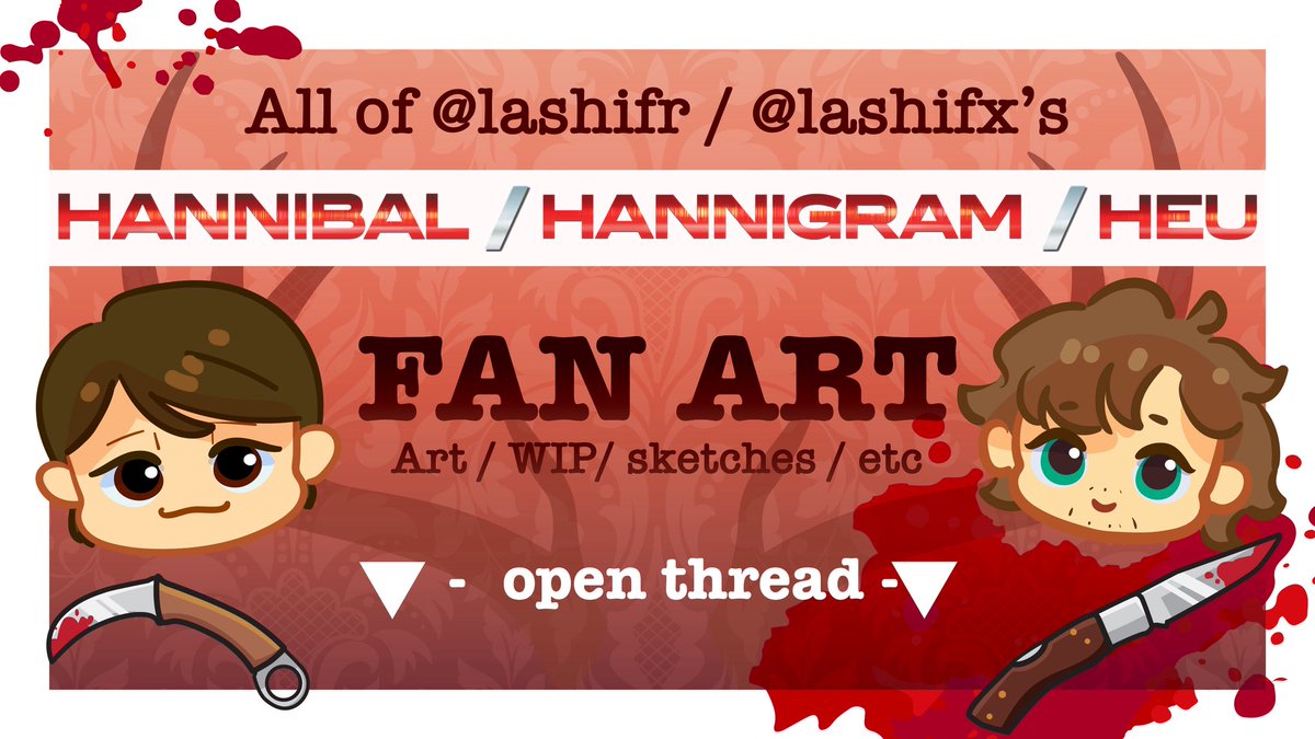 lashifr's tweet image. ALL of my #Hannigram / #Hannibal / HEU art, WIP, sketches, and scrapped art of @lashifr / @lashifx in chronological order - thread 🧵