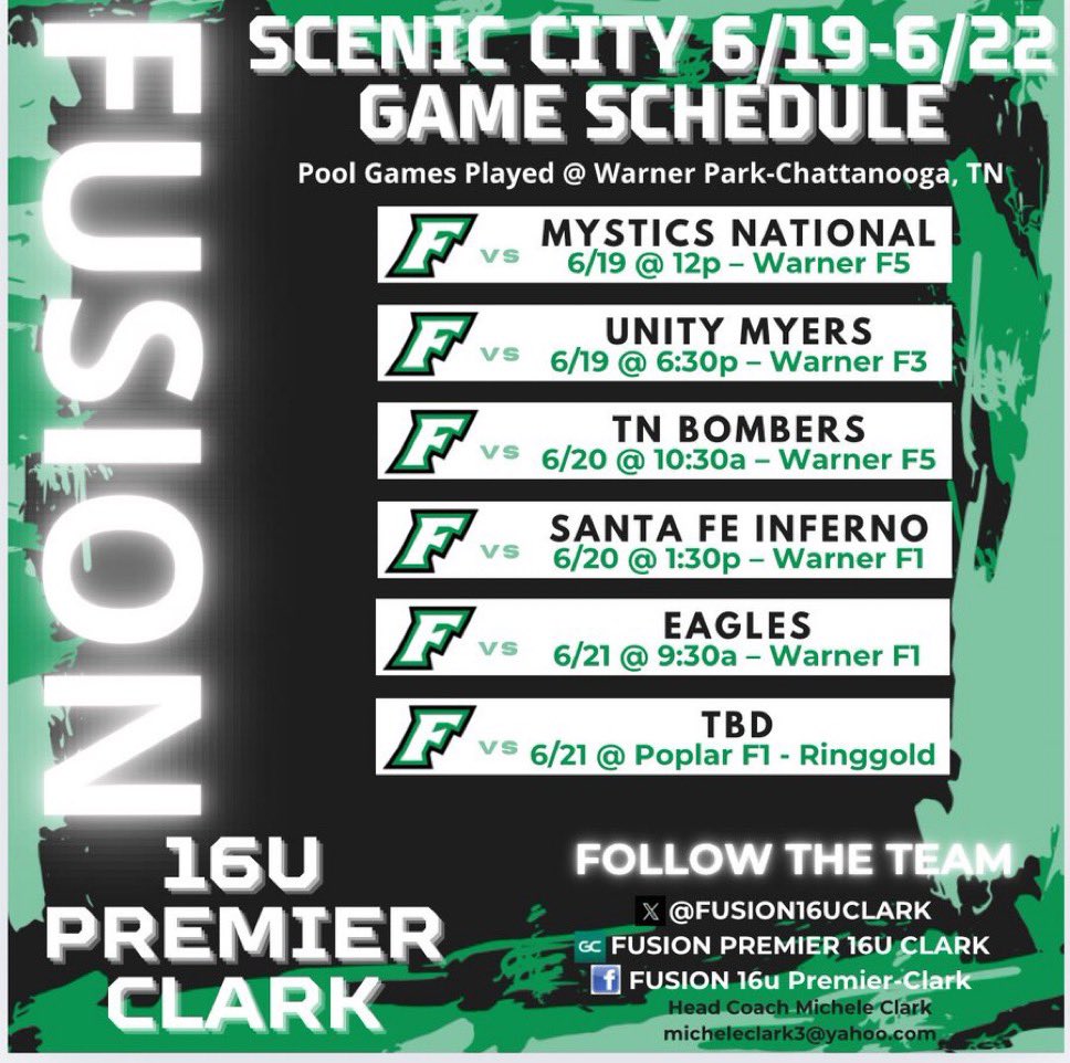 Excited to get out on the field with my team! <a href="/Fusion16uClark/">Fusion 16u Premier Clark</a>