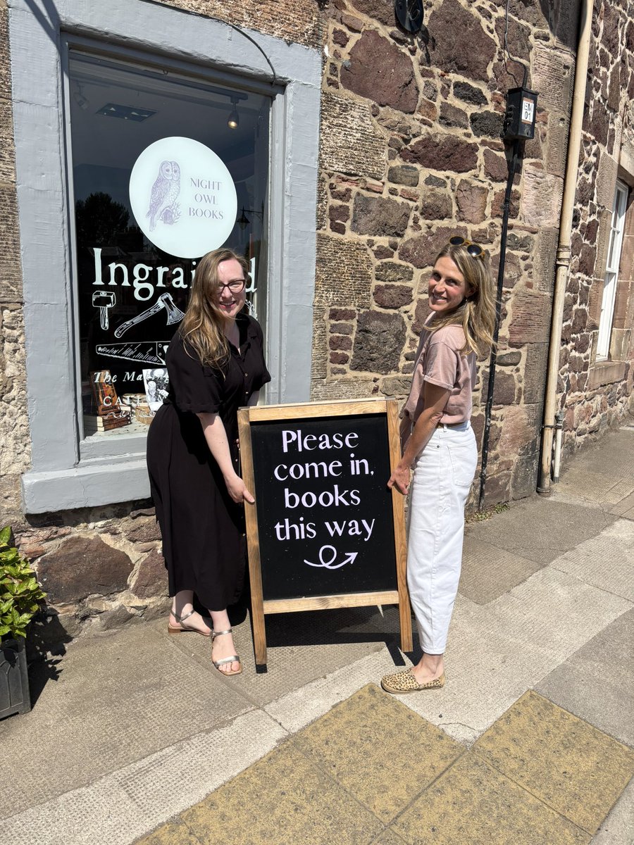 I’m a bookseller for the day at glorious <a href="/nightowl_books/">Night Owl Books</a>! Happy Independent Bookshop Week to all the fantastic booksellers out there 🥳