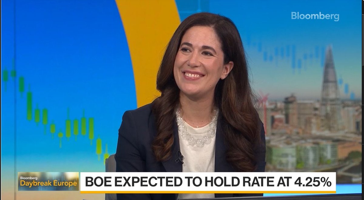 eToro (@etoro) on Twitter photo <a href="/lale_akoner/">Lale Akoner</a>, Global Market Analyst, joins Tom MacKenzie on Bloomberg Daybreak Europe to discuss the Fed’s decision to hold rates, expectations for the Bank of England, and the implications of oil price volatility.
Watch here 👇bloomberg.com/news/videos/20… <a href="/lale_akoner/">Lale Akoner</a>, Global Market Analyst, joins Tom MacKenzie on Bloomberg Daybreak Europe to discuss the Fed’s decision to hold rates, expectations for the Bank of England, and the implications of oil price volatility.
Watch here 👇bloomberg.com/news/videos/20…