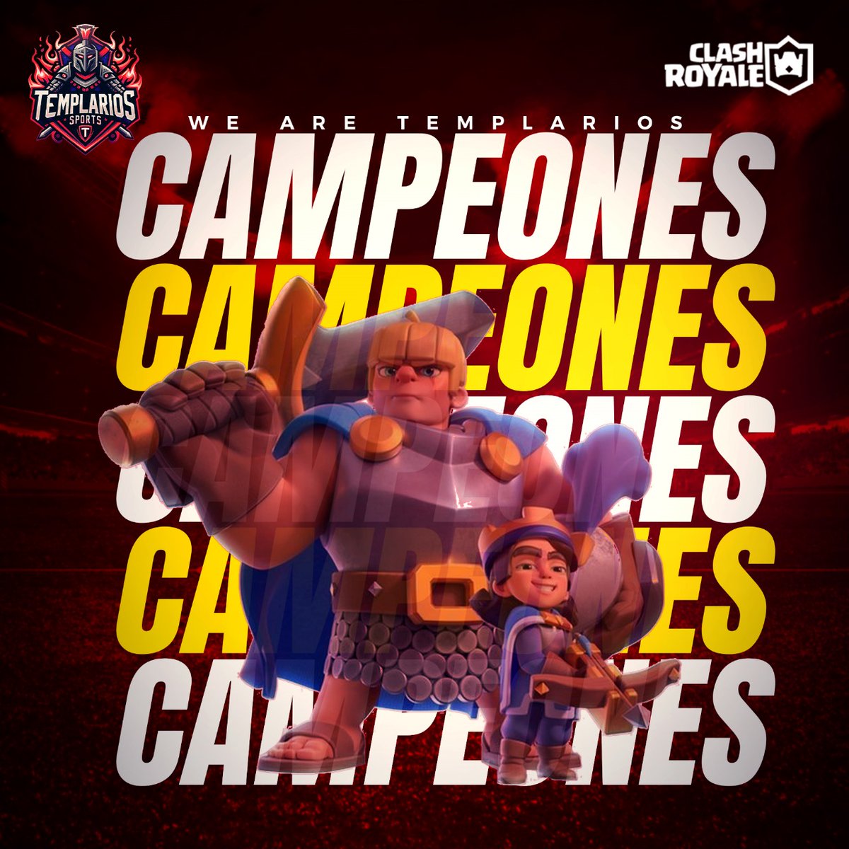 Templarios Esports (@templariosegs) on Twitter photo #CR| Campeones 🔥🔥🔥🔥🔥
Sumamos un nuevo título después de regresar, gran trabajo 🍫🍫🍫🍫🍫
🏆 <a href="/DraftRoyaleOG/">Clash Royale Draft</a>
🆚 <a href="/TwEsportsCR/">TW Esports</a>
✅ 3-1
Roster:
👤 <a href="/JLmr7777/">JESUS</a>
👤 <a href="/Andre2718N/">Andre🇲🇽</a> 🧹
👤 <a href="/prestige666_/">Prestige</a> 🏅
👤 <a href="/YanlimaCR/">Yan victor 🔑🌎</a>
👤 <a href="/xJulianOC16/">Julián OC</a>
👤 <a href="/SantirokeroEPIC/">SebasrockG/iSeventh</a>
🗣️ <a href="/IciamarR/">Damon</a> #CR| Campeones 🔥🔥🔥🔥🔥
Sumamos un nuevo título después de regresar, gran trabajo 🍫🍫🍫🍫🍫
🏆 <a href="/DraftRoyaleOG/">Clash Royale Draft</a>
🆚 <a href="/TwEsportsCR/">TW Esports</a>
✅ 3-1
Roster:
👤 <a href="/JLmr7777/">JESUS</a>
👤 <a href="/Andre2718N/">Andre🇲🇽</a> 🧹
👤 <a href="/prestige666_/">Prestige</a> 🏅
👤 <a href="/YanlimaCR/">Yan victor 🔑🌎</a>
👤 <a href="/xJulianOC16/">Julián OC</a>
👤 <a href="/SantirokeroEPIC/">SebasrockG/iSeventh</a>
🗣️ <a href="/IciamarR/">Damon</a>