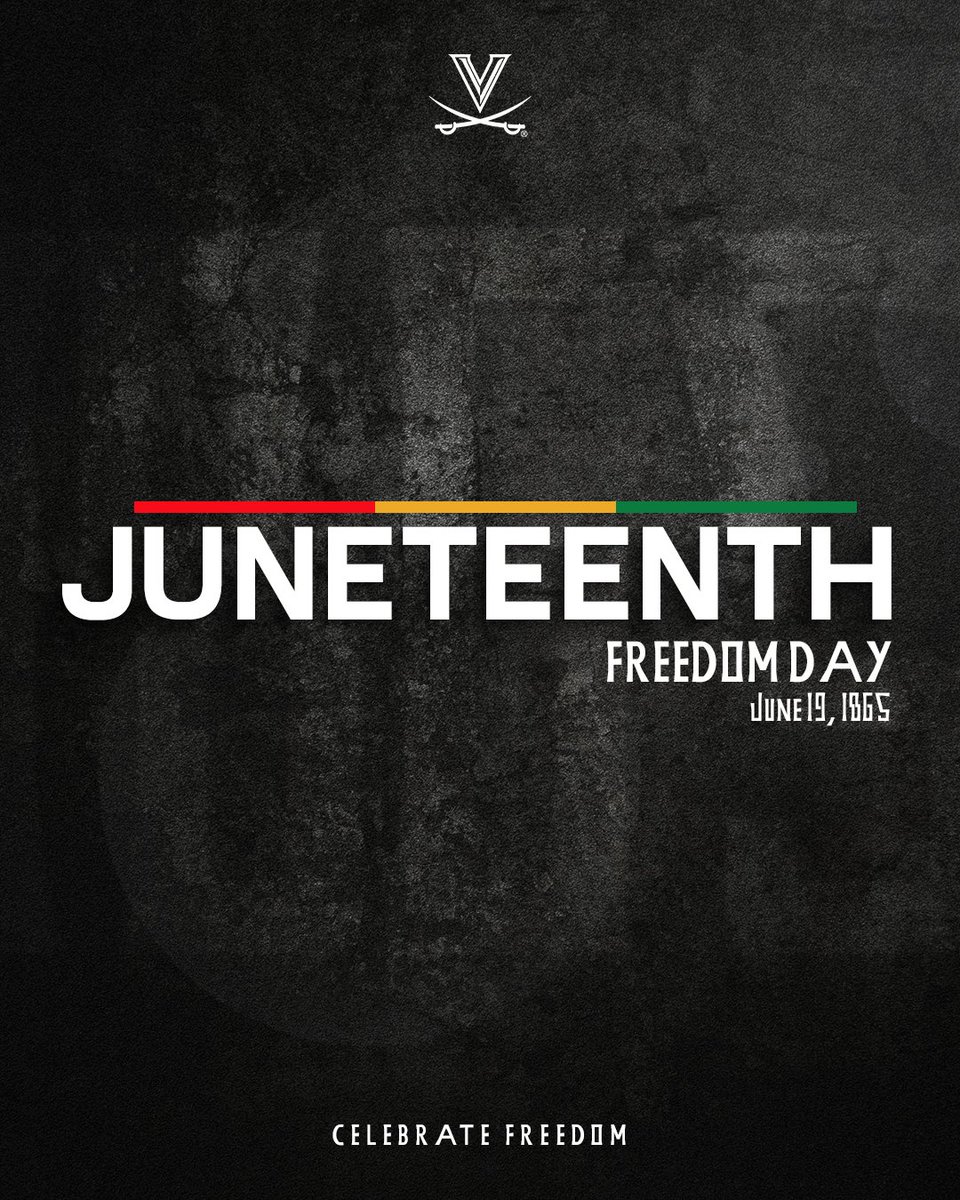 Today, on this and every Juneteenth, we commemorate the end of slavery for African Americans in the United States and reflect upon that history as it relates to our country and University.

#GoHoos