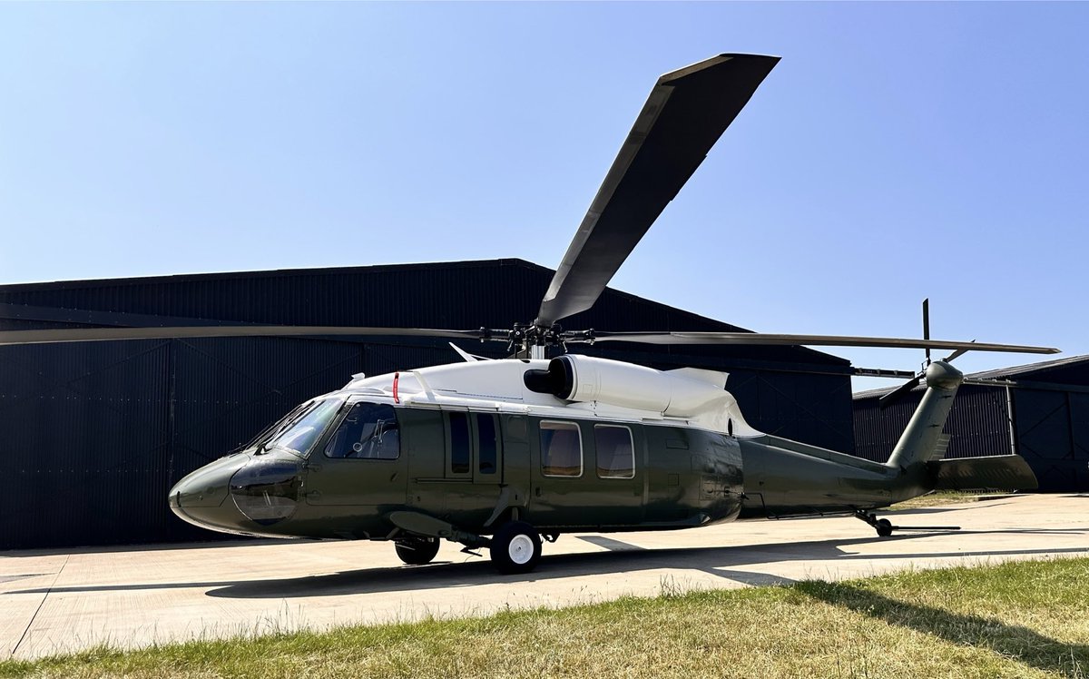 Not quite finished but getting there… #ukfilm #blackhawk #helicopterfilmset