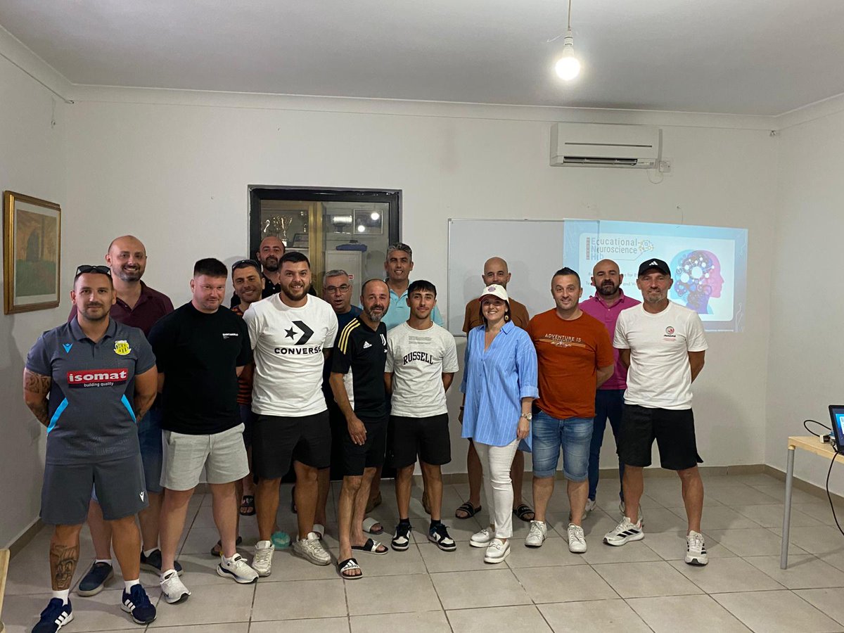 akirE_aelaG's tweet image. Managing emotions under pressure isn’t just important for exams or in everyday life—it’s just as crucial when the scoreline’s tight. Delivered training to the Żebbuġ Rangers Football Club (Malta) coaches to develop not just skills, but also emotion regulation on the pitch.