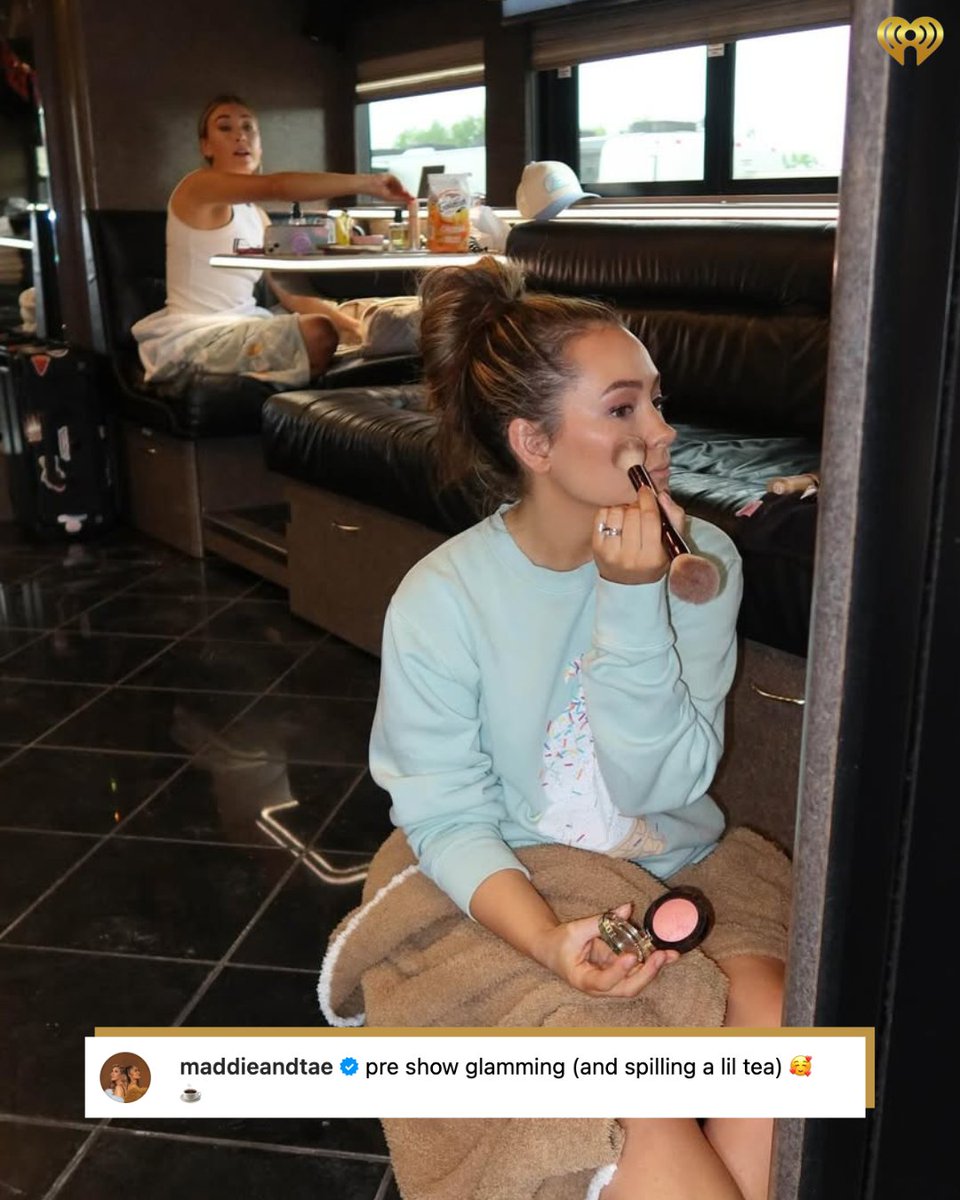 Nothin' better than getting ready with the girls 🙌

Get glam with Maddie &amp; Tae 🎧: ihr.fm/WomenOfiHCX