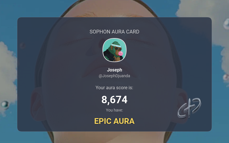 What is this @sophon aura card?

Dear guardians, plz check yours as well and let me know what aura you got