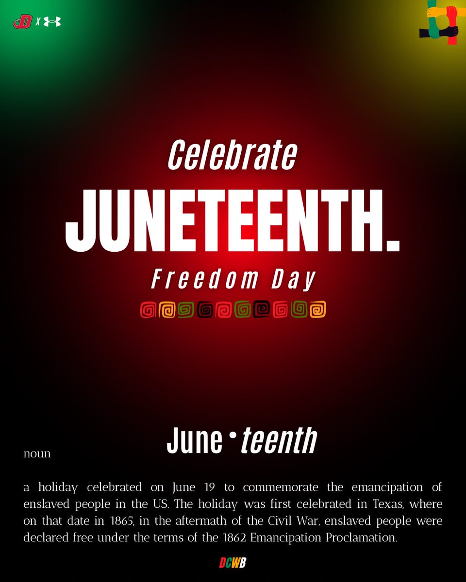 Honoring the past. Celebrating freedom. Continuing the journey. ❤️💚💛🖤 #dcwb