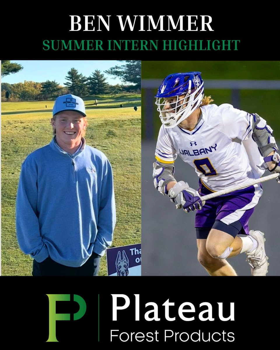 plateaufp's tweet photo. Meet Ben Wimmer, another PFP summer intern! Ben joins us from the University at Albany, SUNY. Ben also plays Lacrosse for UAlbany. Ben shares, "I am very excited and eager to learn about the lumber trading industry." Welcome to the team, we’re excited to have you! https://t.co/L1qe1BQMab