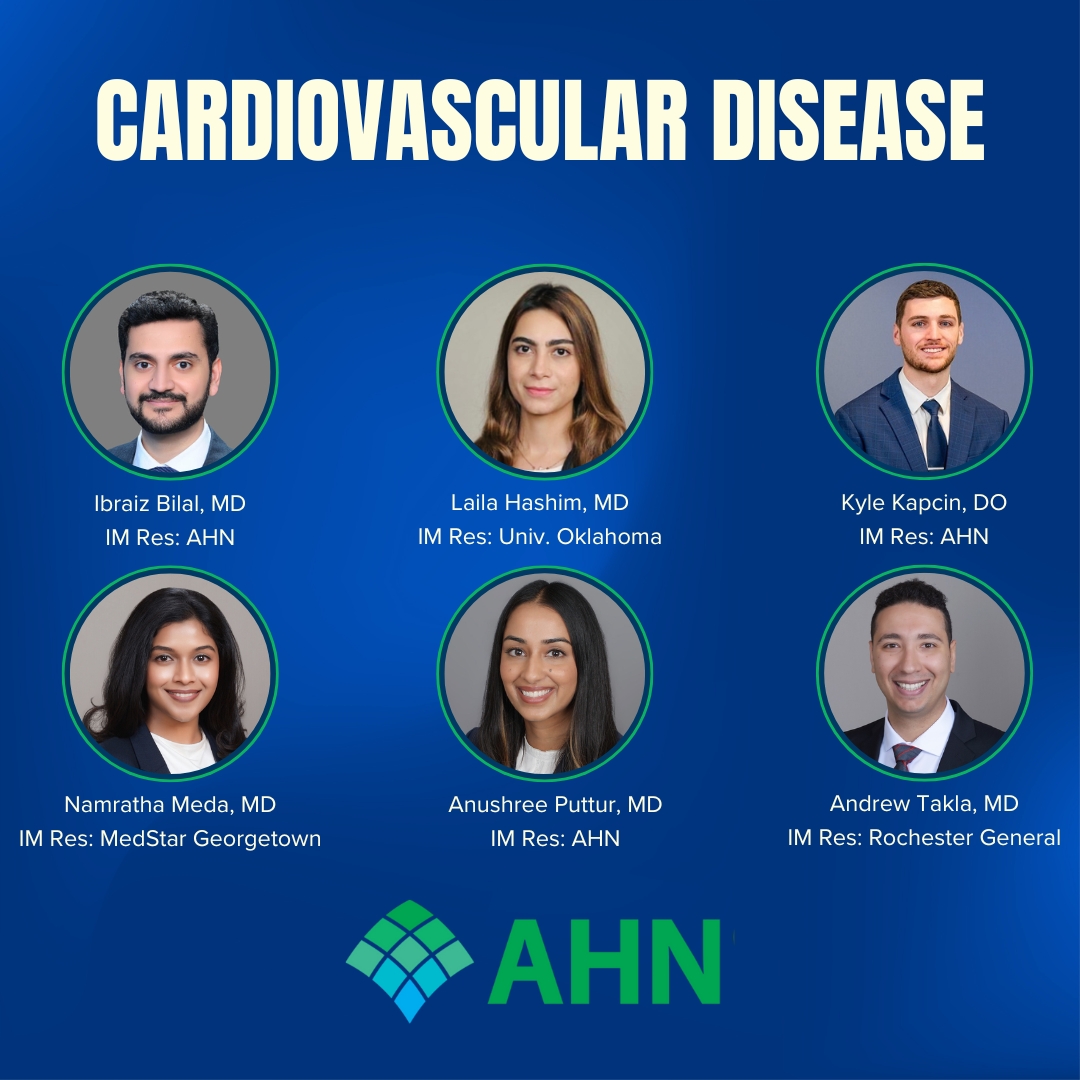 A huge welcome to our incoming Cardiovascular Disease Fellows! We're thrilled to welcome such an impressive group to the <a href="/AHN_CVI/">AHN_CVI</a> family! 🫀🩺
<a href="/AHNtoday/">AHN</a>