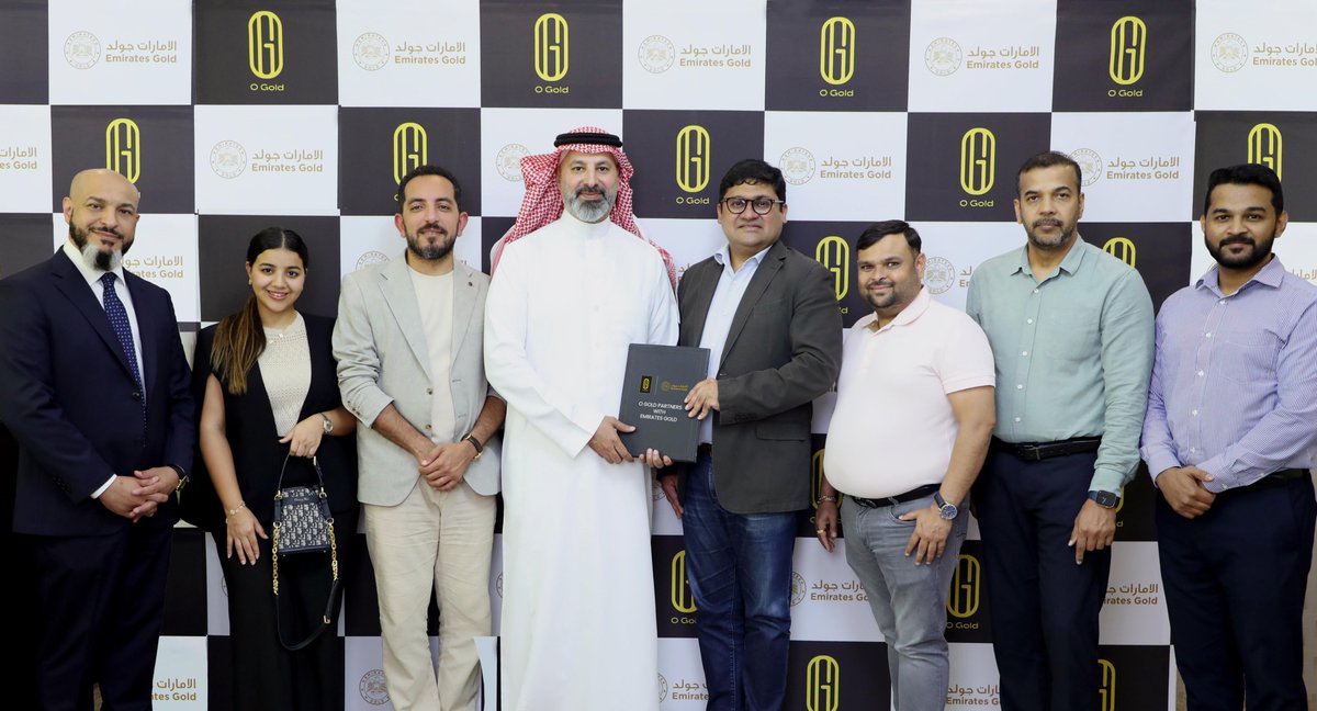 OgoldApp's tweet image. O Gold is proud to announce a strategic partnership with Emirates Gold, one of the region’s most trusted refineries.

This collaboration enhances secure, certified gold access for everyday investors across the UAE.

#OGold #EmiratesGold #CertifiedGold #TrustedGold