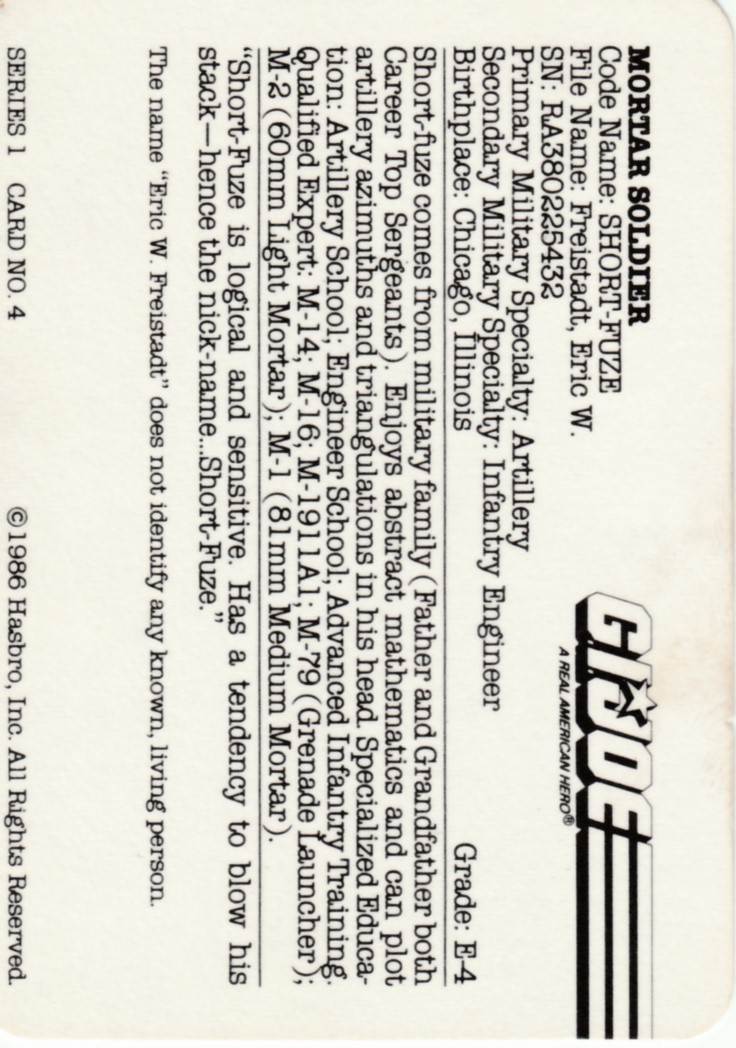 GI Joe Action Cards tweet media