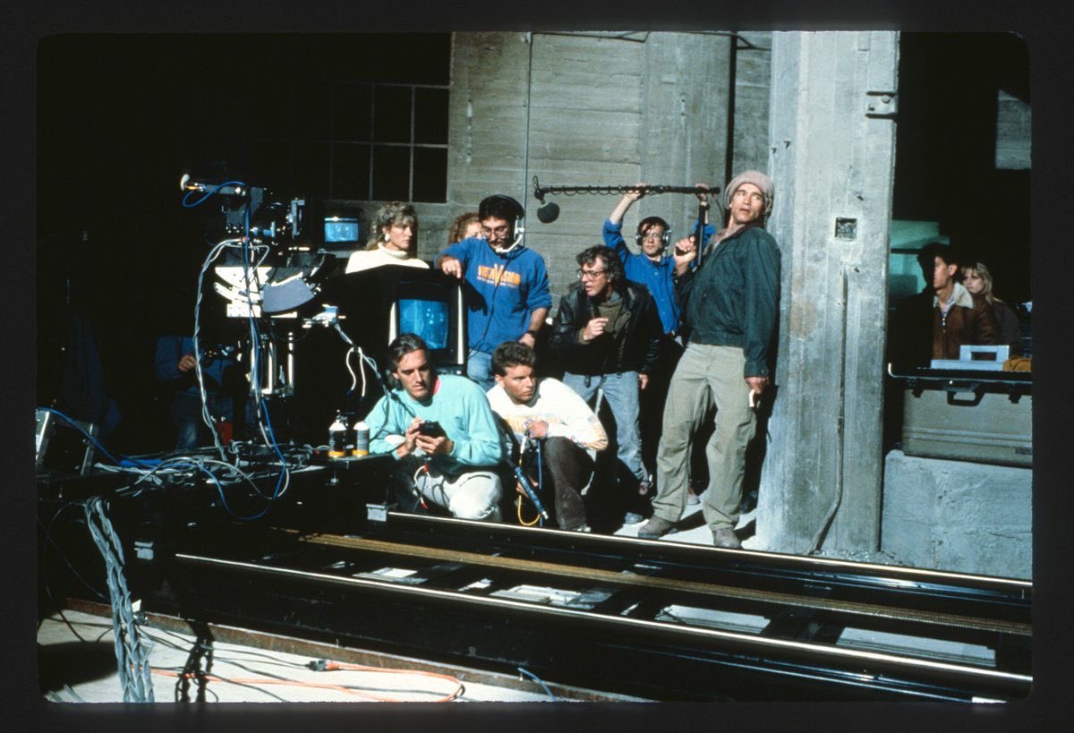 BobaFettANHSE's tweet image. #totalrecall #filmmaking #behindthescenes🎬 #arnoldschwarzenegger 1990