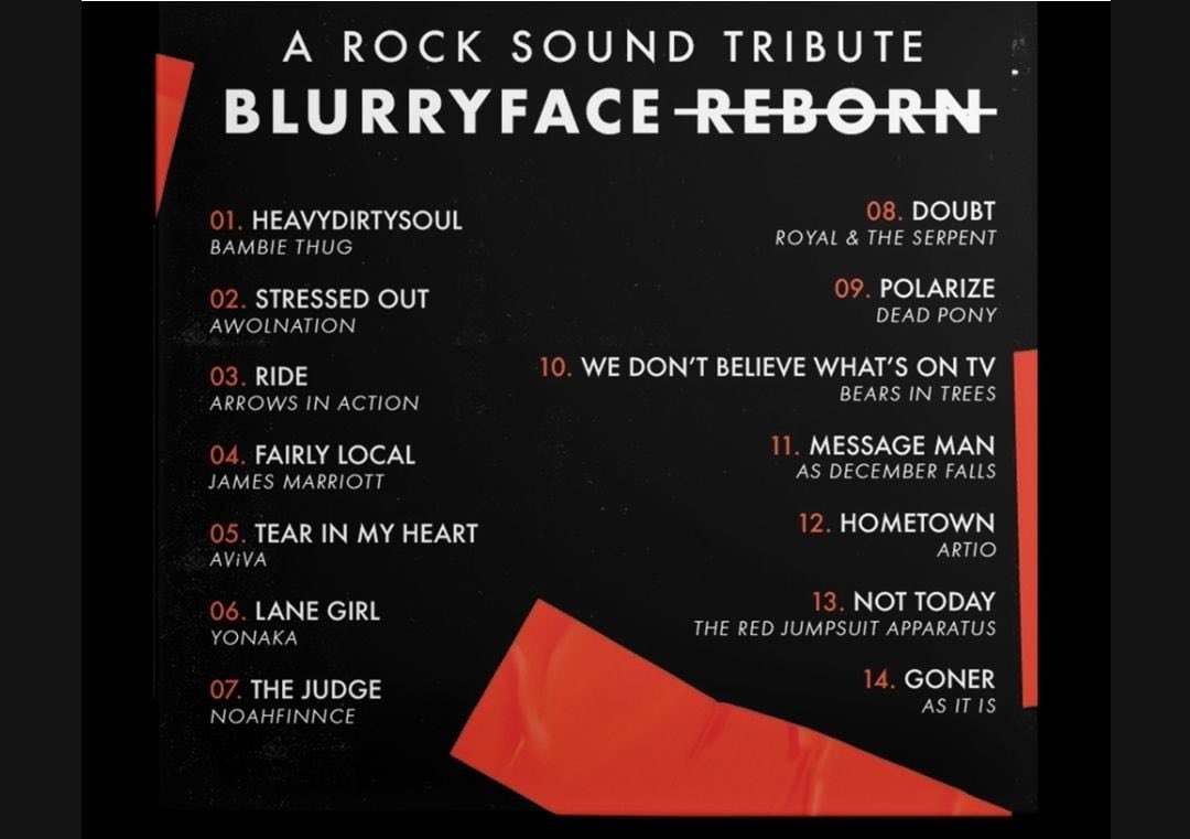 clikkiescrave's tweet image. TOMORROW! Blurryface: Reborn will be released and all merch tied to this release will be shipped out
