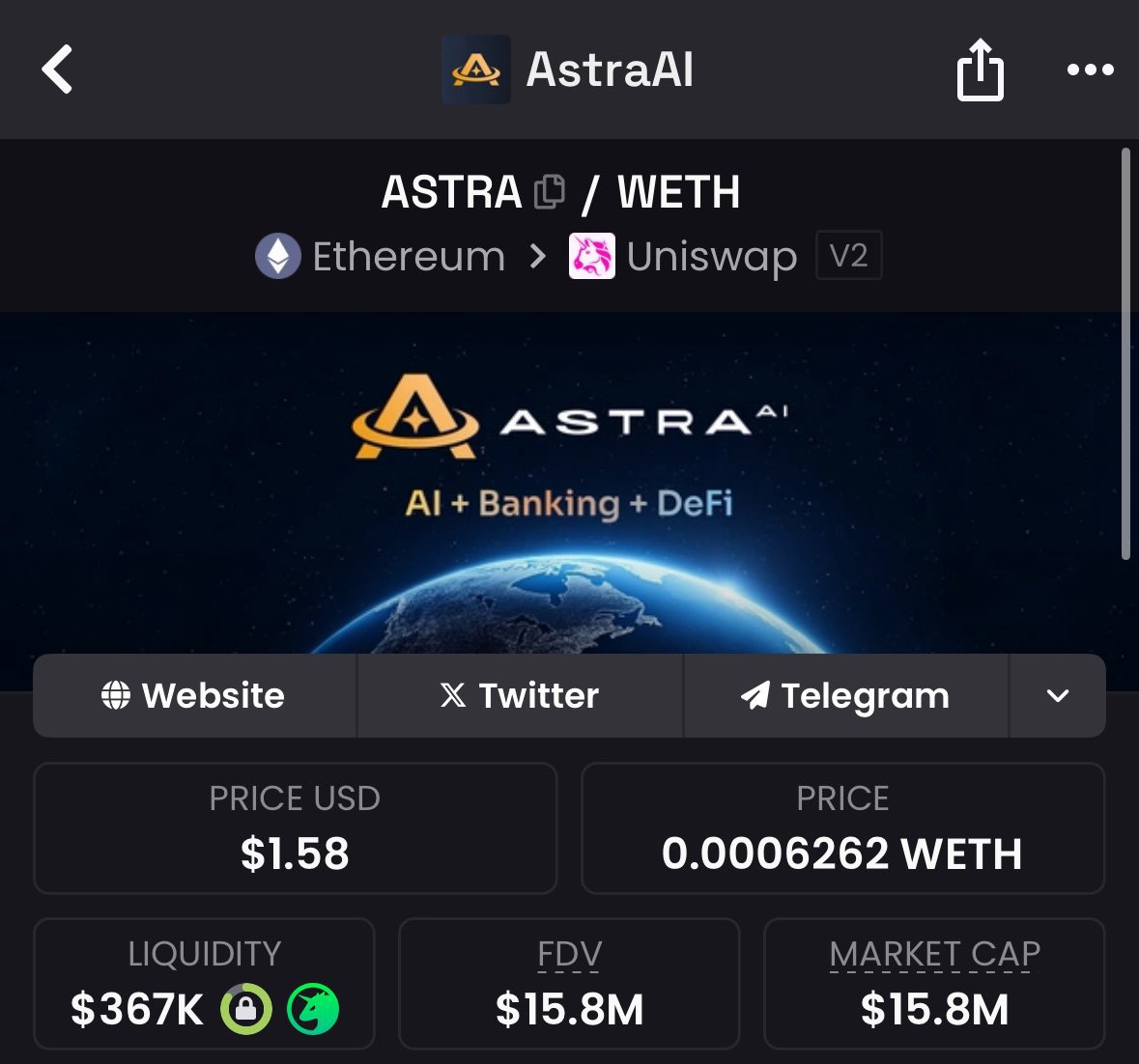 KaZ 💹🧲 (@cryptookaz) on Twitter photo $ASTRA ’s unstoppable!🚀
AstraBanq rebrand, 9-figure liquidity, 5 banking partners.
AstraPay.ai: zero KYC, pure Web3.
<a href="/AstraFinance/">Astra Finance</a> is revolutionizing finance!
Portfolio: $ETH, $PAAL, $TAI, $CGPT, $HEART, $MAGIC, $BID, $VERTAI, $SPEC, $SNAI, $SEN, $HAT, $FOMO. $ASTRA ’s unstoppable!🚀
AstraBanq rebrand, 9-figure liquidity, 5 banking partners.
AstraPay.ai: zero KYC, pure Web3.
<a href="/AstraFinance/">Astra Finance</a> is revolutionizing finance!
Portfolio: $ETH, $PAAL, $TAI, $CGPT, $HEART, $MAGIC, $BID, $VERTAI, $SPEC, $SNAI, $SEN, $HAT, $FOMO.