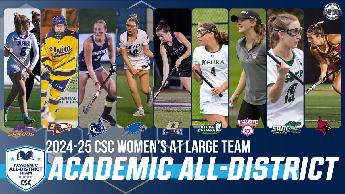 Record 51 Empire 8 Student-Athletes Named to 2024-25 CSC Women's At-Large Academic All-District Team
empire8.com/news/2025/6/18…

#E8 #E8Proud #LeadersCompeteHere #WhyD3