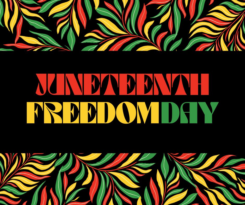 Today is #Juneteenth — the oldest national celebration marking the end of slavery in the U.S. On June 19, 1865, freedom finally reached Galveston, TX — 2.5 years after the Emancipation Proclamation. #FreedomDay #EmancipationDay