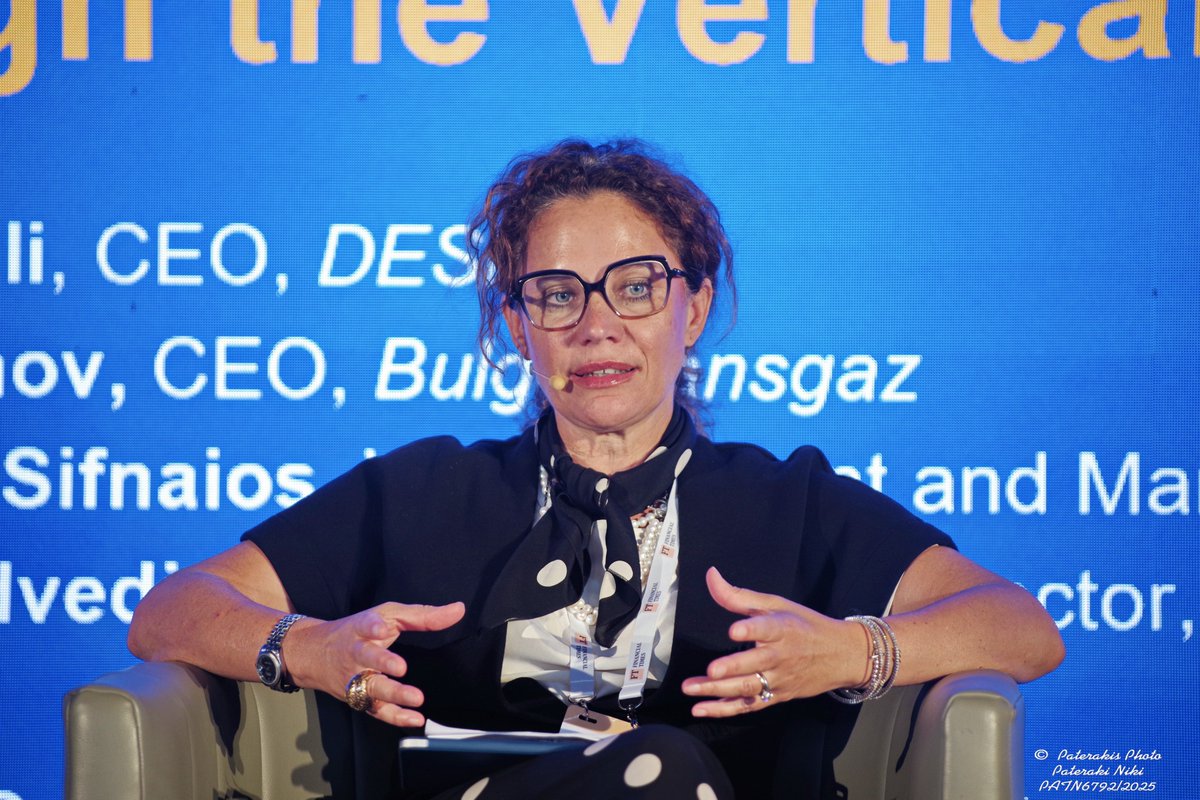DESFA GR (@desfa_gr) on Twitter photo Maria Rita Galli, CEO of DESFA, during her participation in the Energy Transition Summit, organized by the <a href="/FT/">Financial Times</a> and <a href="/Kathimerini_gr/">Η ΚΑΘΗΜΕΡΙΝΗ</a>, emphasized that the infrastructure of the Vertical Corridor can provide a sustainable energy alternative for Southeastern Europe. Maria Rita Galli, CEO of DESFA, during her participation in the Energy Transition Summit, organized by the <a href="/FT/">Financial Times</a> and <a href="/Kathimerini_gr/">Η ΚΑΘΗΜΕΡΙΝΗ</a>, emphasized that the infrastructure of the Vertical Corridor can provide a sustainable energy alternative for Southeastern Europe.