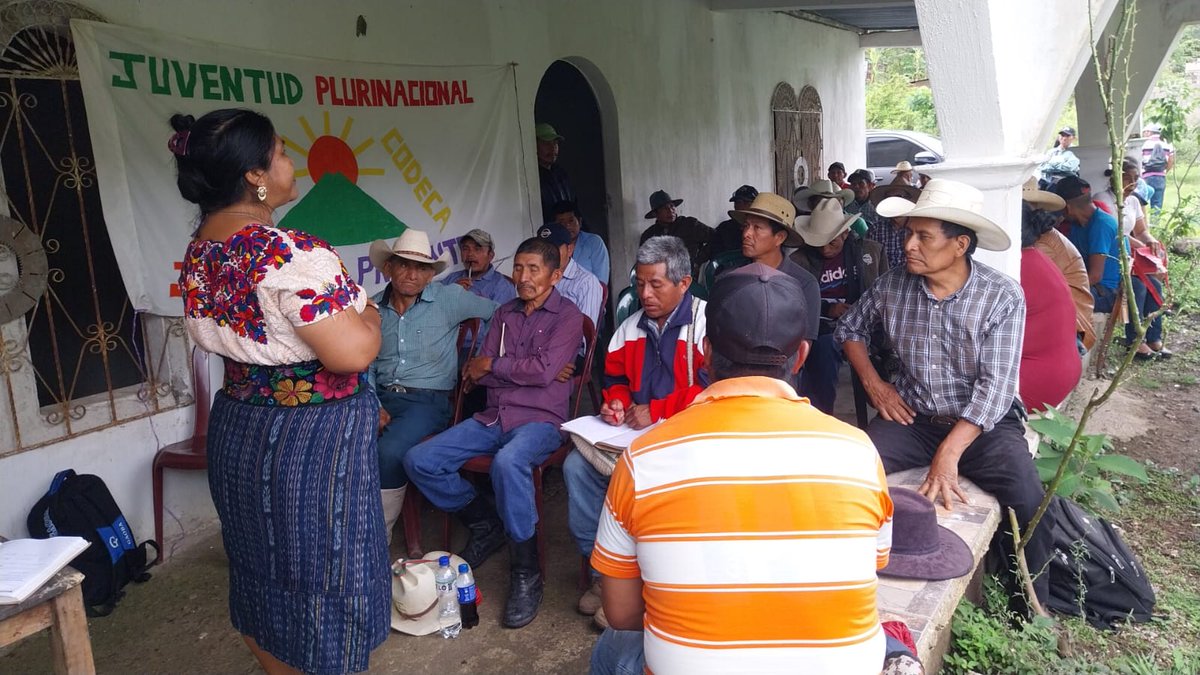 vicejeronimo's tweet image. Asamblea dirigentes comunitaria de jalapa en donde se toman decisiones.