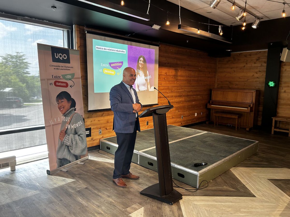 Le 18 juin, l’<a href="/UQO/">UQO</a> a eu le plaisir d’accueillir une vingtaine  de professionnel·les en orientation du <a href="/CegepOutaouais/">CegepOutaouais</a> Une occasion de renforcer les liens entre les deux établissements, présenter plus de 15 programmes de 1er cycle et mettre  en lumière les passerelles DEC-BAC. 🤝