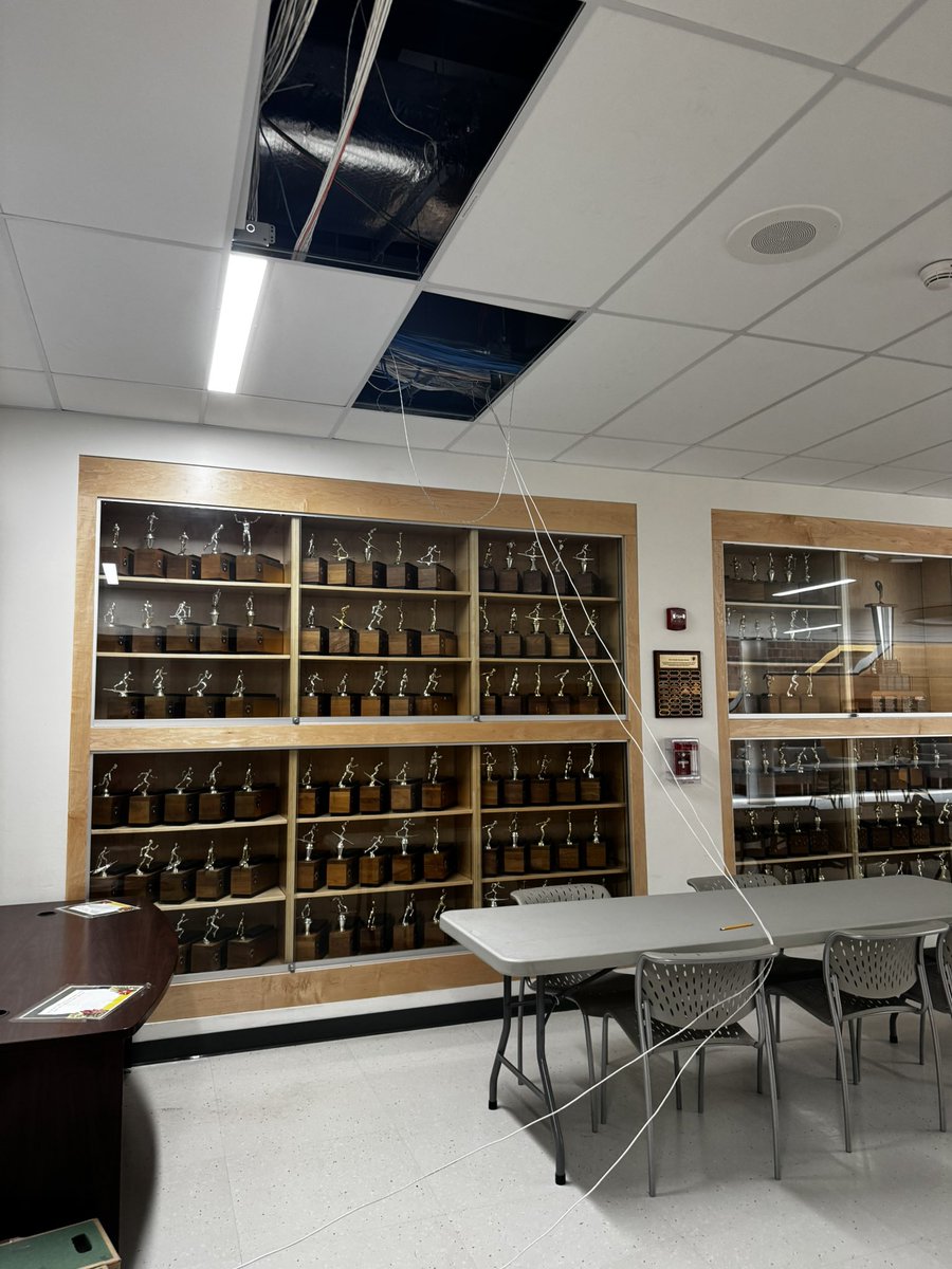 Shout out to the overnight custodians and mechanics who helped us clean up from the flash flood last night. While staff is off today, construction on Phase 3B and 3C remains in high gear. It takes many hands to lighten the load. <a href="/HFLCSD/">Honeoye Falls-Lima</a> (I see you too Jazz band…-🎸🎧).