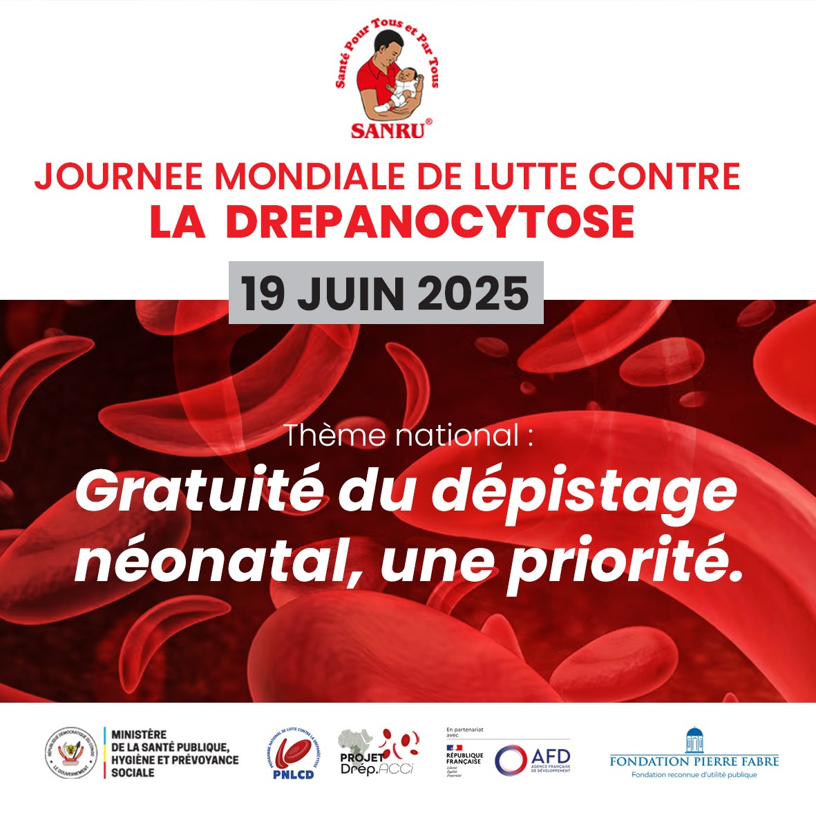 SANRU_asbl's tweet photo. Mieux comprendre la #drepanocytose et agir.
#pnlcd
#PierreFabre
#SANRU
#logistics https://t.co/ZEbKVbBeme