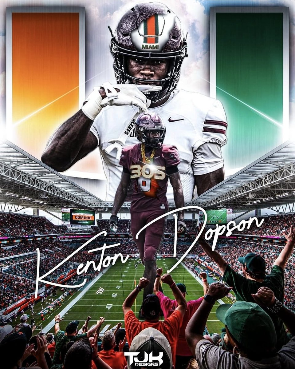 Kent D (@kentondopsonsr) on Twitter photo This might be the hardest 1 I've seen so far 🔥🔥🔥🔥🔥
<a href="/5starr_tre/">Kenton Dopson III</a>
<a href="/TKornblue/">TJK_Designs</a>
<a href="/CanesFootball/">Miami Hurricanes Football</a>
<a href="/_MNVikings/">Miami Norland HS Football</a> This might be the hardest 1 I've seen so far 🔥🔥🔥🔥🔥
<a href="/5starr_tre/">Kenton Dopson III</a>
<a href="/TKornblue/">TJK_Designs</a>
<a href="/CanesFootball/">Miami Hurricanes Football</a>
<a href="/_MNVikings/">Miami Norland HS Football</a>