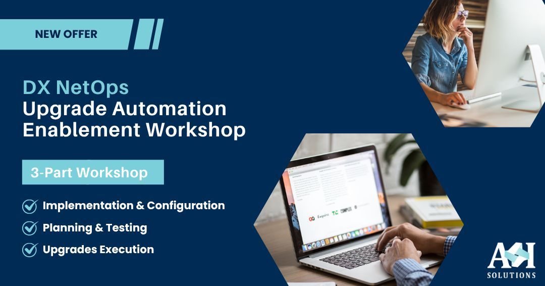 DX NetOps 23.3 Reaches End of Service on October 31 — Are You Ready?

A&amp;I Solutions, a proud Broadcom Expert Advantage Plus partner, is here to help you stay ahead with our DX NetOps Upgrade Automation Enablement Workshop.

Check out the workshop overview: youtube.com/watch?v=bukEuP…