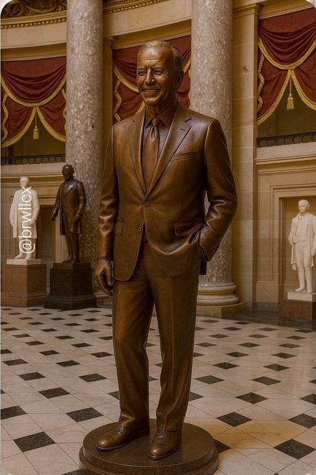 Democrats are reportedly considering placing a statue of Joe Biden in the U.S. Capitol. 

What’s your reaction?