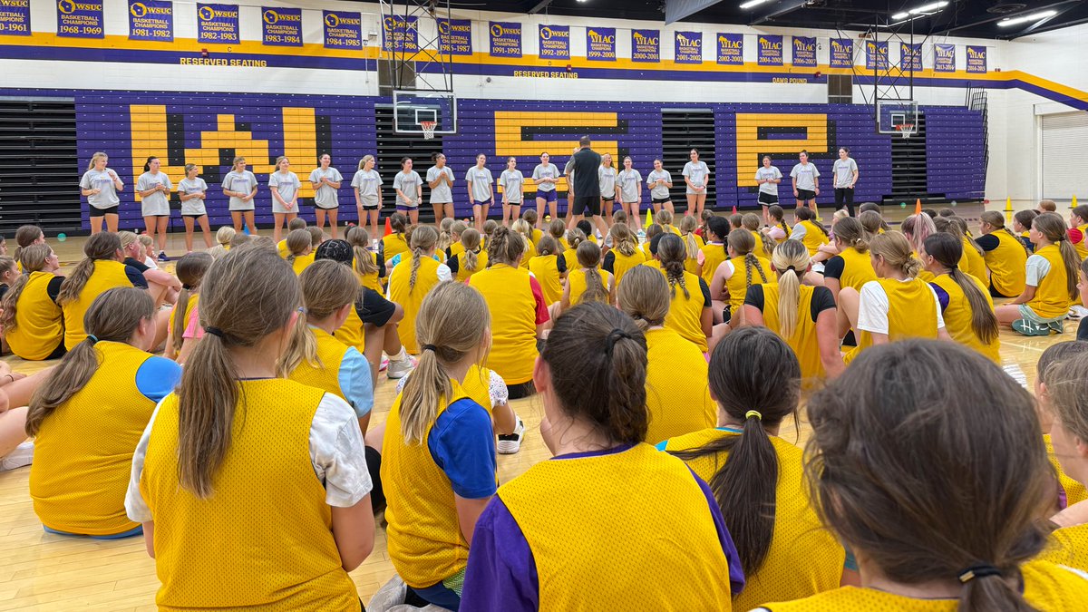 Matt Hockett (@coachhockett) on Twitter photo Just have to pinch yourself some days
Morning 2️⃣ of camp on the horizon‼️
With nearly all of <a href="/UWSPWBB/">UWSP W Basketball</a> 🏀 working these campers are so blessed to connect with the best coaches and ambassadors on planet 🌎 earth
Can’t wait to see what today brings 🙏
💜 #Pointers 💛 #JUICEDUP 🧃 Just have to pinch yourself some days
Morning 2️⃣ of camp on the horizon‼️
With nearly all of <a href="/UWSPWBB/">UWSP W Basketball</a> 🏀 working these campers are so blessed to connect with the best coaches and ambassadors on planet 🌎 earth
Can’t wait to see what today brings 🙏
💜 #Pointers 💛 #JUICEDUP 🧃