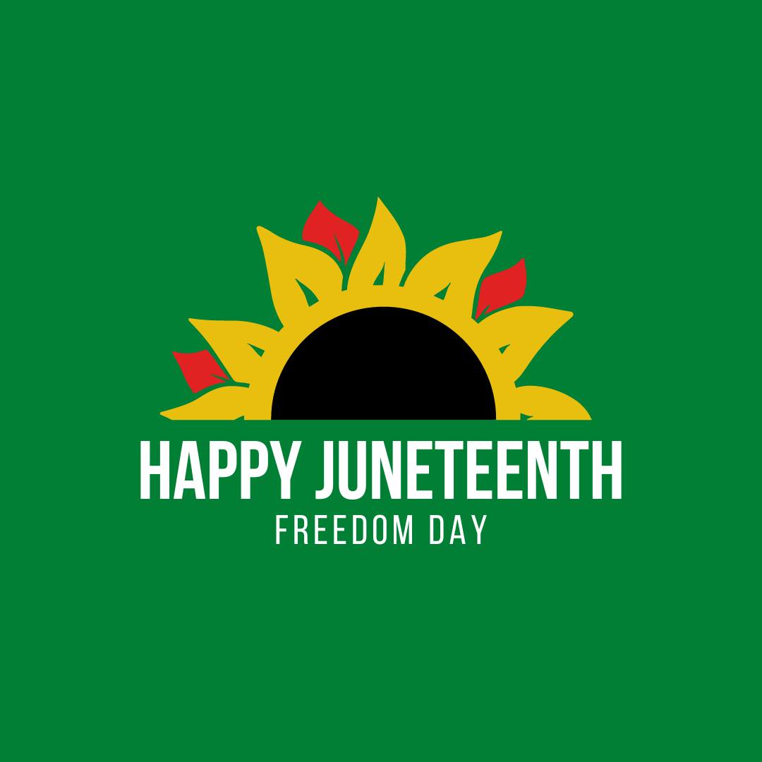 Wishing everyone a happy and safe #Juneteenth! Our offices will be closed today, June 19, 2025, in observance of the holiday.