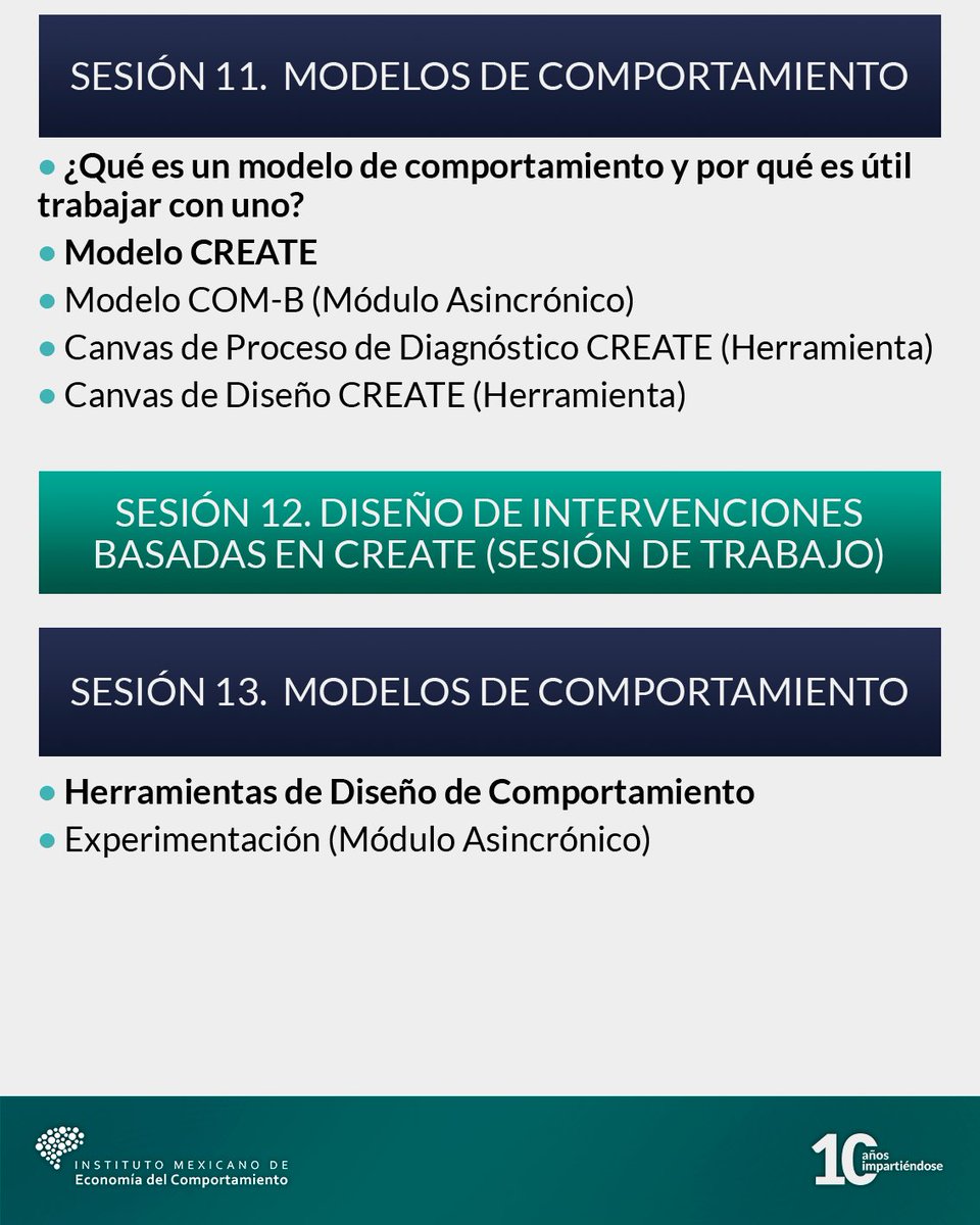 ecomportamiento's tweet image. 🎯 En nuestro curso de Behavioral Design, aprenderás a aplicar principios de la psicología y la economía del comportamiento para influir en las decisiones de manera ética y efectiva.

¡Consulta el temario completo del curso! 💡

#BehavioralDesign
