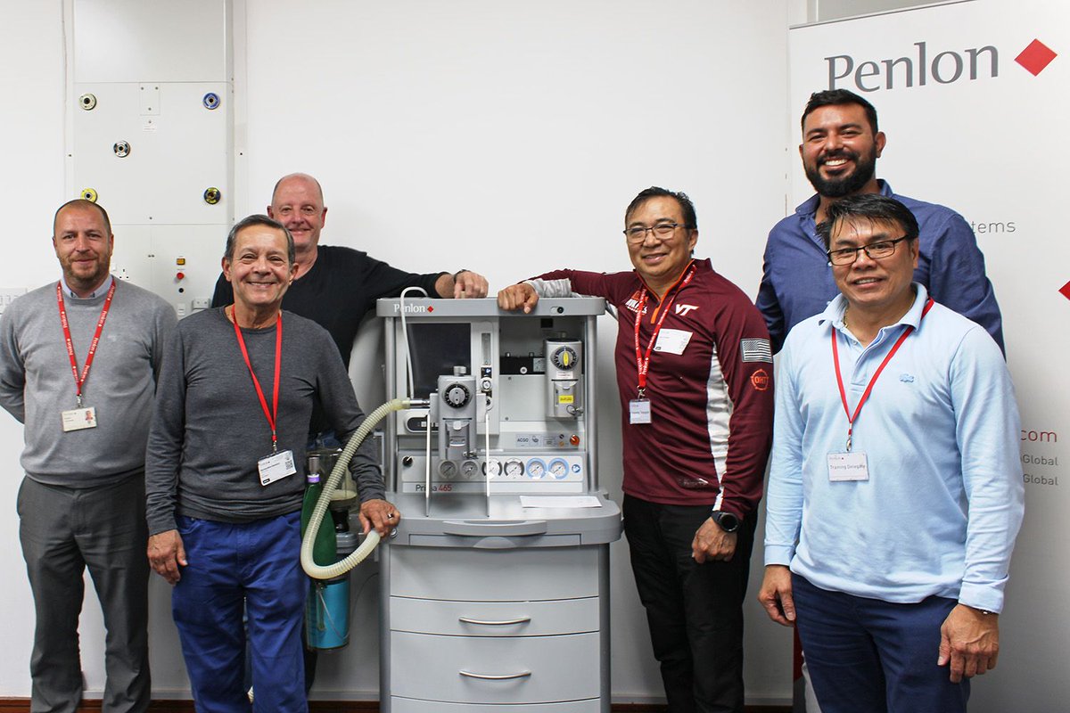 PenlonGlobal's tweet image. We recently welcomed service engineers from @OpSmileUK to the #Penlon Global HQ for #vaporizer training. The engineers came from across the world, including Colombia, South Africa and Australia.

The #training covered the workshop service procedures for the…

(1/2)