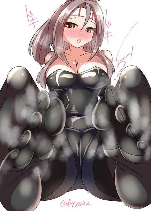 「私の足裏…嗅ぐ…?///」   
ムレムレ黒タイツ瑞鳳ちゃん(ˇωˇ) 
進水日おめでとう!(連続1930日目  
#艦これ版真剣お絵描き60分一本勝負_20250619
#艦これ版深夜の真剣お絵描き60分一本勝負 
#10000日チャレンジ #めび環んどろ 
#瑞鳳進水日 