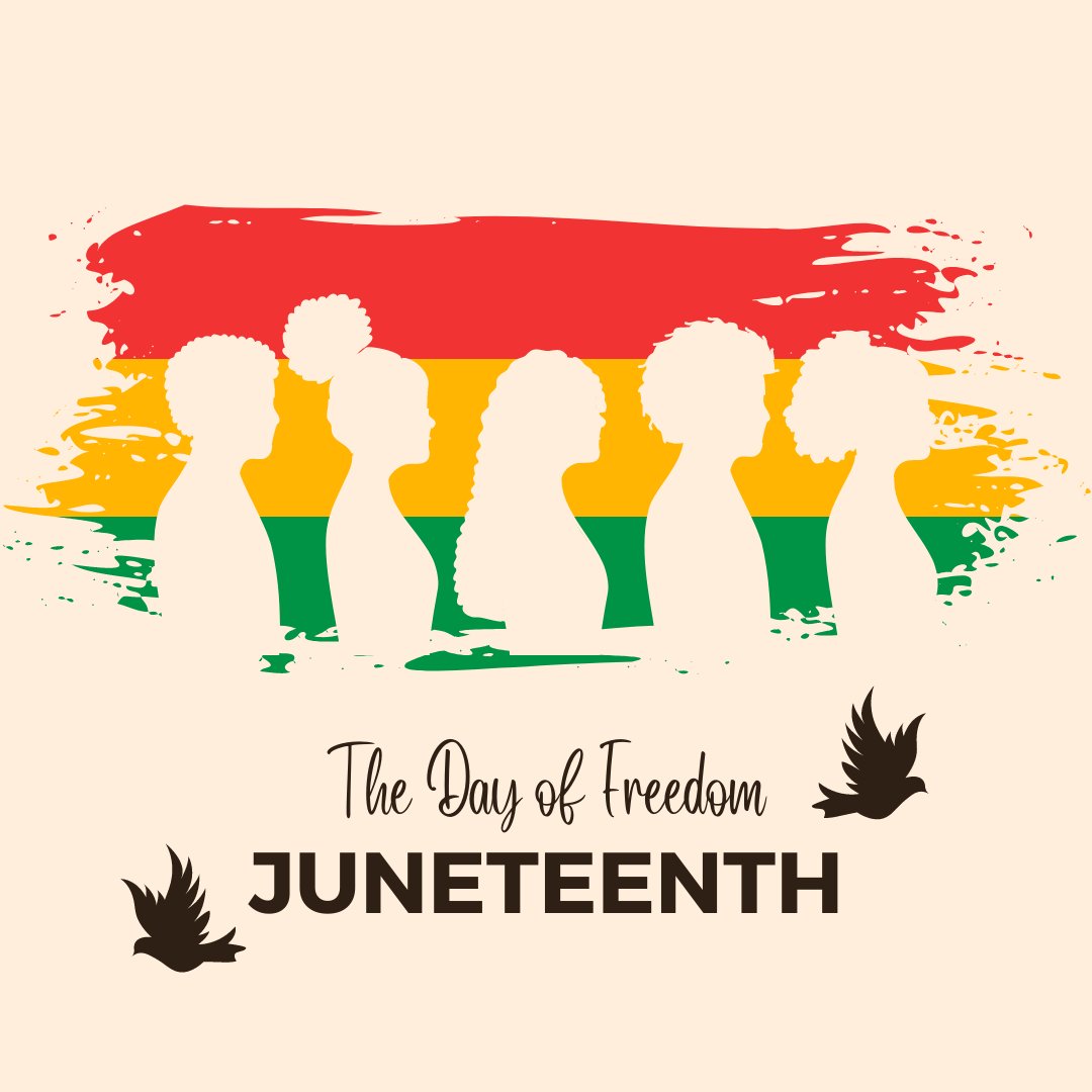 It's #Juneteenth!

Although our campus is closed, we hope you will be honoring this historic day.  Take the opportunity to celebrate with music, food, and community as we reflect on the past and look towards a bright future. 

#SeeRCC  #Juneteenth #EmancipationDay