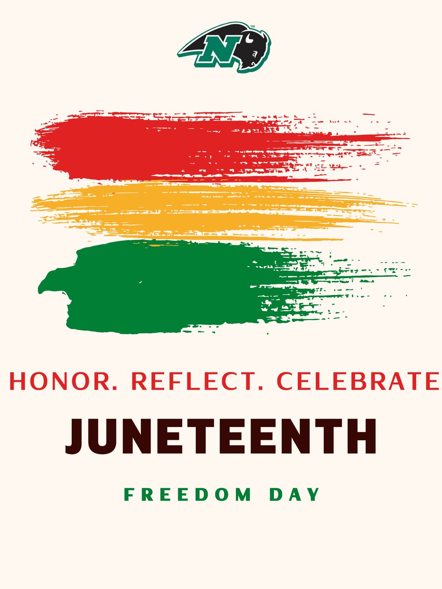 Happy Juneteenth from Nichols College Football!

Today we honor, reflect on the history, and celebrate the strength of those who fought so diligently for their rights and freedom.