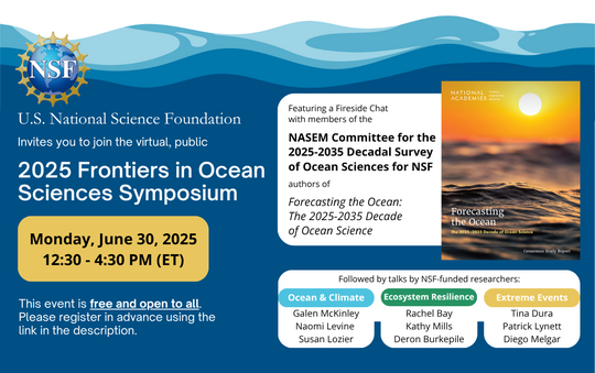 JOIDES Resolution (@thejr) on Twitter photo Register now for the <a href="/NSF/">U.S. National Science Foundation</a> 7th Annual Frontiers in Ocean Sciences Symposium! Attend virtually on June 30 at 12:30 ET / 16:30 UTC.
ow.ly/OB6C50WaECe Register now for the <a href="/NSF/">U.S. National Science Foundation</a> 7th Annual Frontiers in Ocean Sciences Symposium! Attend virtually on June 30 at 12:30 ET / 16:30 UTC.
ow.ly/OB6C50WaECe