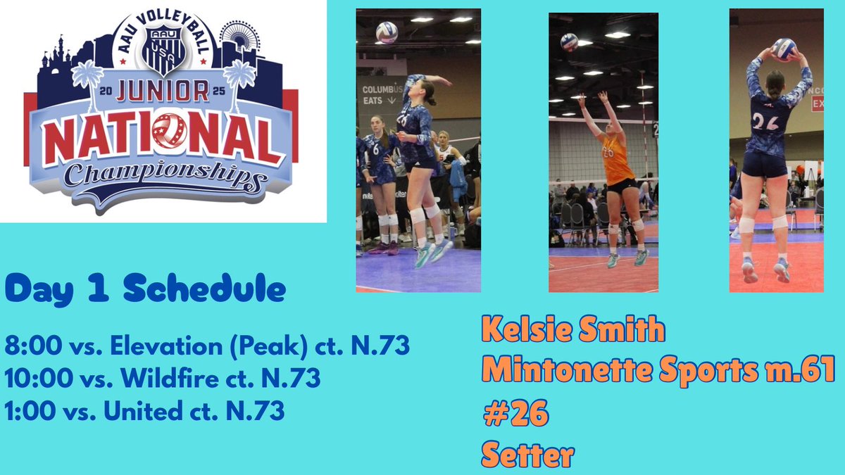 Kelsie Smith (@kelsiesmith26) on Twitter photo Ready to compete and win a natty with my best friends!
<a href="/legerandmoon/">Léger & Moon Volleyball</a> <a href="/coachmoonvball/">Jamie Moon 🏐</a> <a href="/PrepDigOH/">Prep Dig Ohio</a> <a href="/vball_fan_/">Volleyball Fan ✨🏐🌍</a> Ready to compete and win a natty with my best friends!
<a href="/legerandmoon/">Léger & Moon Volleyball</a> <a href="/coachmoonvball/">Jamie Moon 🏐</a> <a href="/PrepDigOH/">Prep Dig Ohio</a> <a href="/vball_fan_/">Volleyball Fan ✨🏐🌍</a>
