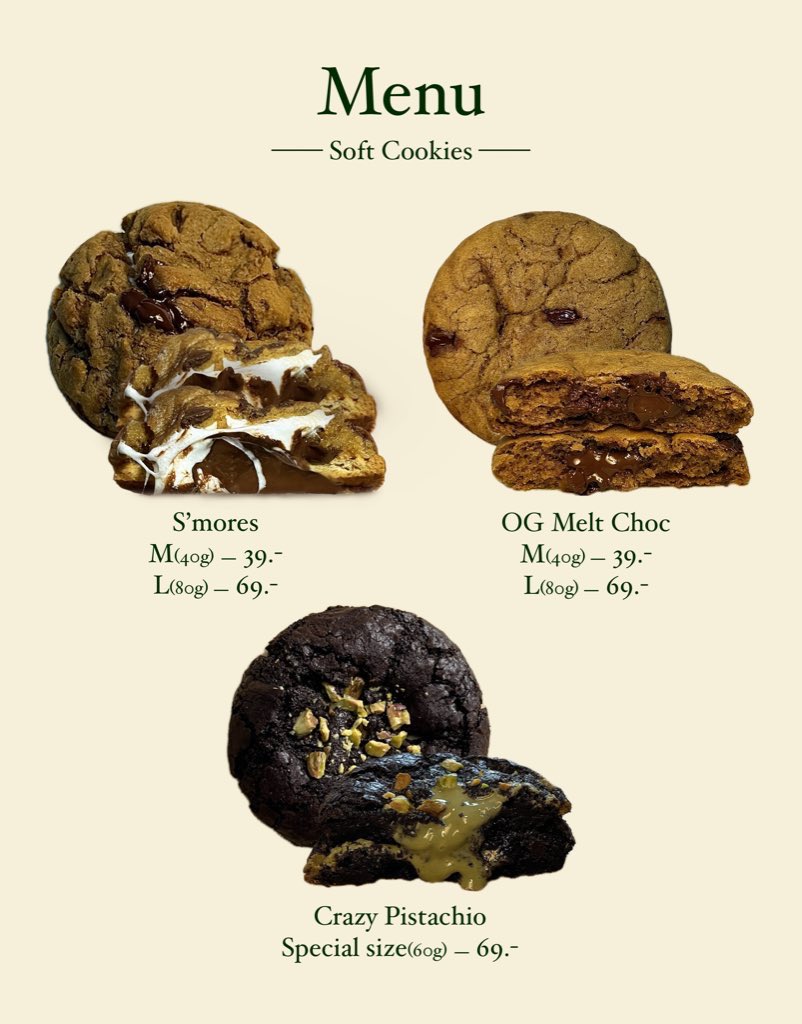 bakingsth4u's tweet photo. ㅡ 👩🏻‍🍳🍪 We are open !
Pre-order “Soft Cookies”
• รอบส่งวันที่ 23/06
• ปิดรับออเดอร์วันที่ 21/06 15:00 น.
🍴Order via dm or line
📦Shipping : 40.- https://t.co/JkHVfxKMEF