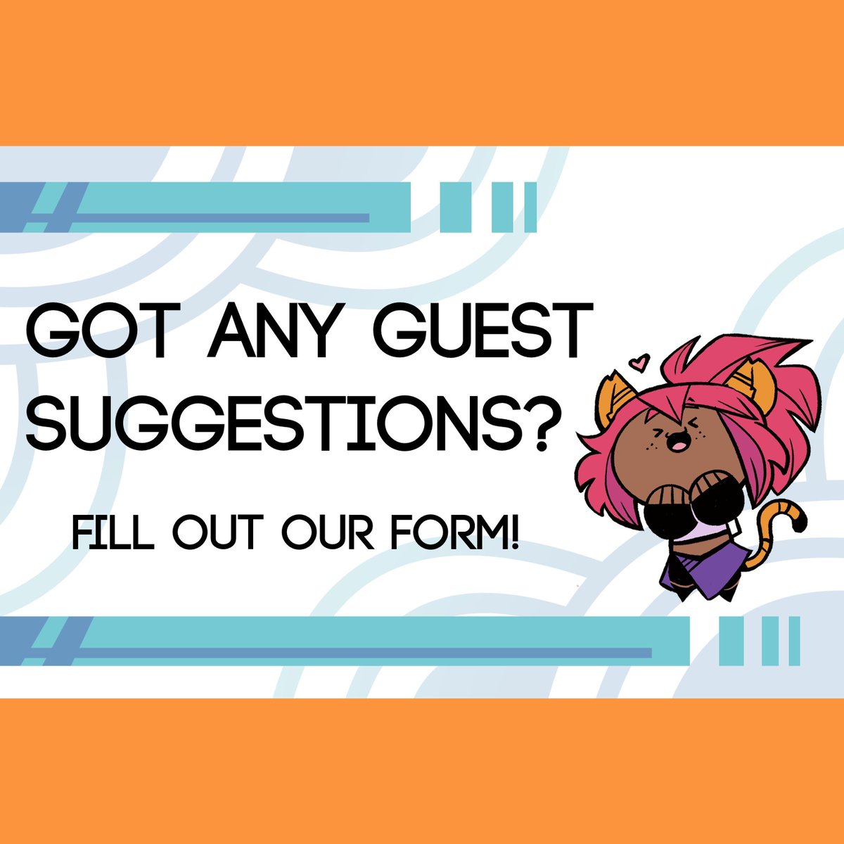 Have someone in mind you want to see at Tora-Con? Let us know by filling out this form!
docs.google.com/forms/d/e/1FAI… 
#animeconvention