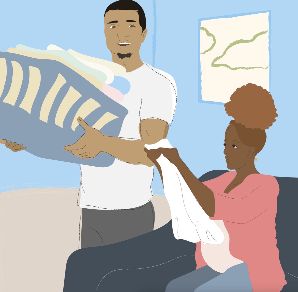 StrongFutureWO's tweet photo. Asking for what you need isn't just for the doctor's office. If you need help, more rest, or just someone to listen, it's okay to say something. Not sure where to start? Try something small ✨ #strongbeautifulfuture #pregnancytips #mentalhealth #pregnancysupport #blackmotherhood https://t.co/IE4FkOF1KB