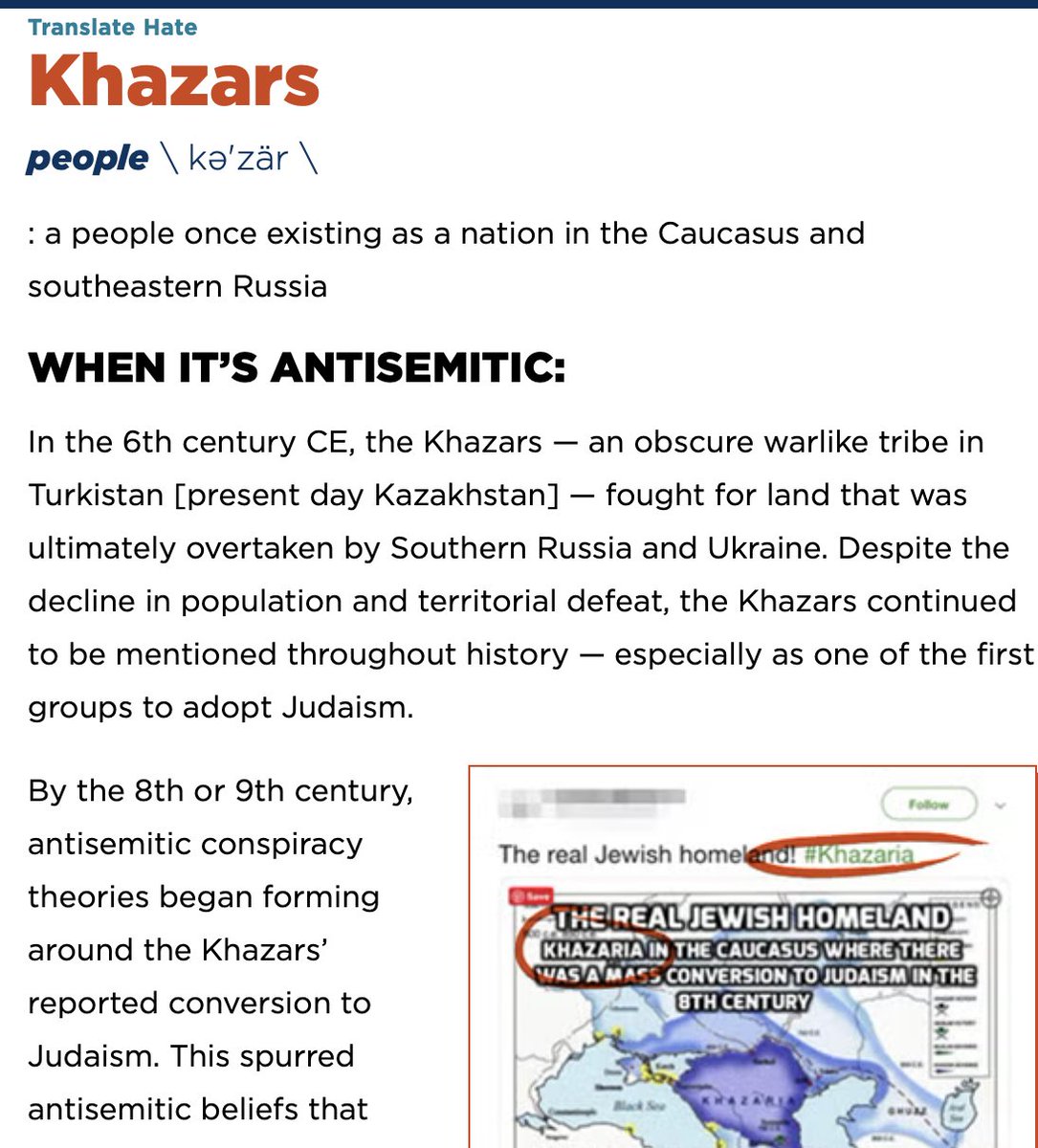joyreaper's tweet photo. DEAR CHRISTIANS:
DON'T FALL FOR HATE- THE KHAZARIAN ASHKENAZI JEWS TROPE  AND THE HATEFUL RHETORIC USED THROUGH THE CENTURIES
(now fully adopted by so-called Trump supporters @RealCandaceO and @TuckerCarlson - along with others!  

(Full article in comments)

The hateful antisemitic trope that has been used through the centuries saying that modern Jews are not tied to the land of Israel is not new.  It was literally a trope used by Hitler which is why maybe some of the people buying into the Khazarian hypothesis also deny the Holocaust and have similar beliefs as Hitler. They are literally aligning with Nazis.

The Khazarians were few in number as far as influence.  On the contrary Jews were scattered in all part of the world straight out of Israel, both the northern tribes of Israel and the tribe of Judah.

The Khazarian hypothesis has been debunked with  various facts but those against what they call the "Zionist" movement like to use it to discredit Jews right to exist in the modern day 1948 formation of the "Land of Israel" their homeland.