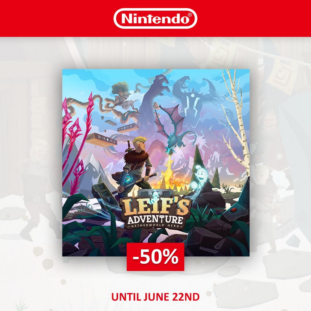 MindscapeGames's tweet image. Discover a brand new adventure this weekend! Leif's Adventure is 50% off on Nintendo Switch until June 22nd. 😍
nintendo.com/us/store/produ…