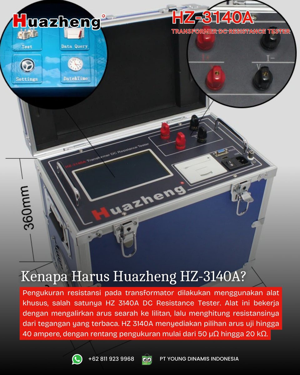 youngdinamis's tweet image. Kenapa Trafo Harus Dites Resistansinya?

#Huazheng #HZ3140A #PLN #PLTU #PLTA #Listrik #Manufaktur #Transformator #PengujianTransformator #PengujianListrik #PeralatanUji #TeknikElektro #MaintenanceListrik   #TrafoIndustri #AlatUjiListrik  #InspeksiTrafo #SistemTenagaListrik