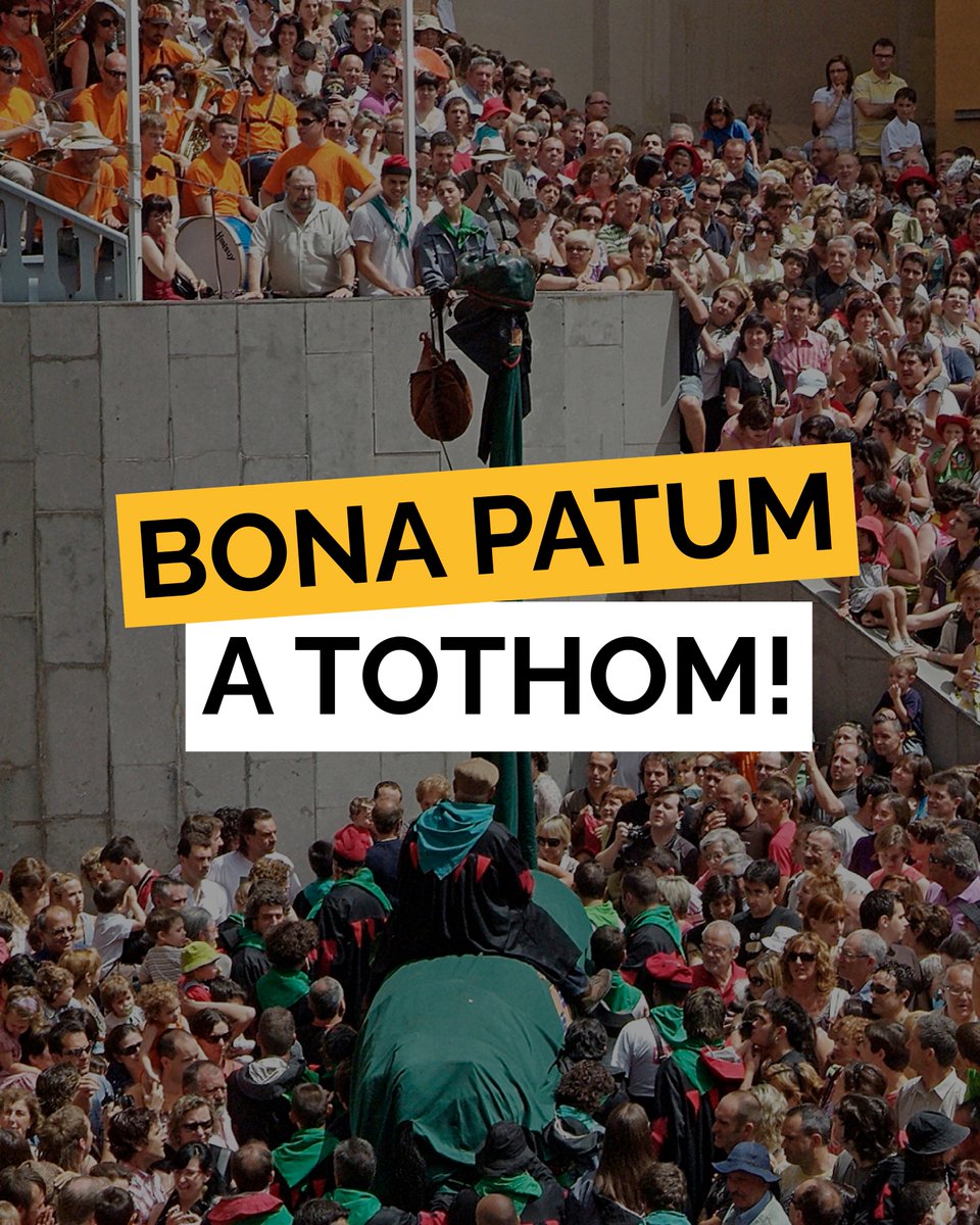 A Berga, el terra ja tremola... Bona #Patum a tothom! 💛