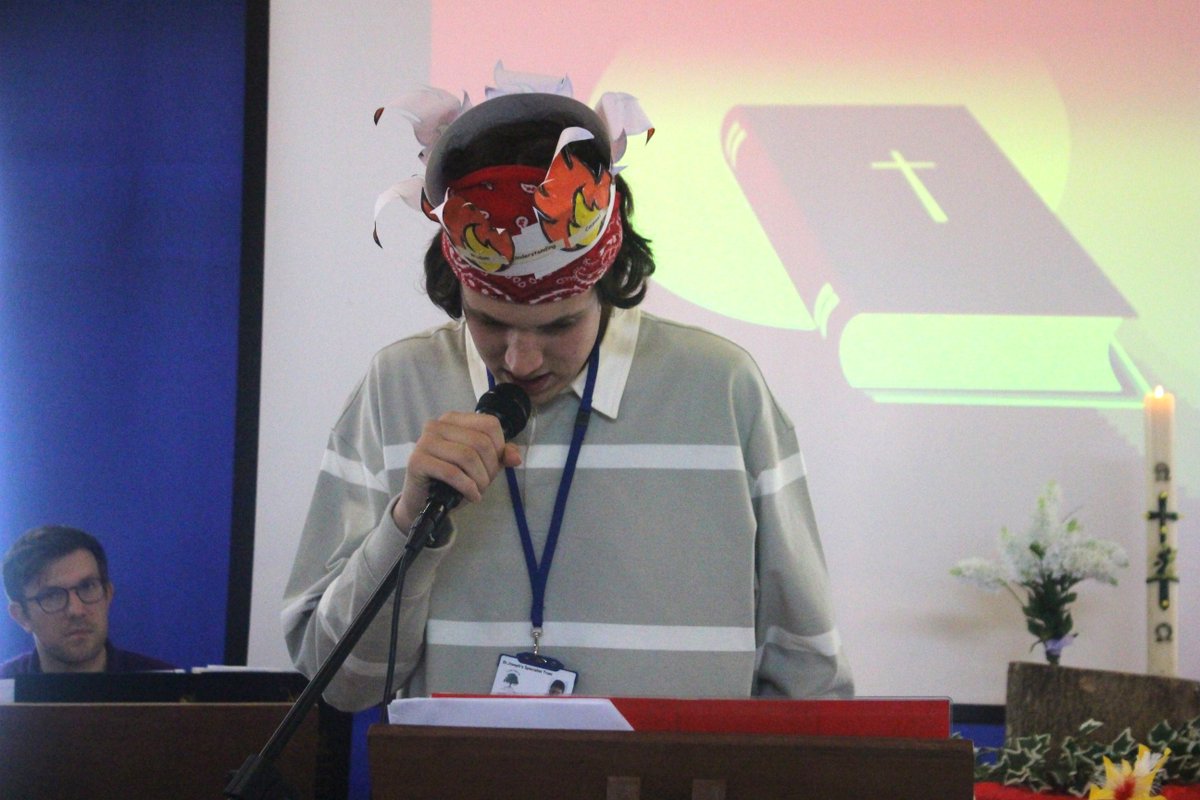 St Joseph's Specialist Trust (@stjoscranleigh) on Twitter photo Last week we held an Ascension and Pentecost liturgy. Our young people wore their flame hats which they created for the celebration.
Everyone gathered together and had a lovely time worshipping and singing.
#SEN #catholicity 
<a href="/ABDiocese/">Roman Catholic Diocese of Arundel & Brighton</a> 
@CICSschools Last week we held an Ascension and Pentecost liturgy. Our young people wore their flame hats which they created for the celebration.
Everyone gathered together and had a lovely time worshipping and singing.
#SEN #catholicity 
<a href="/ABDiocese/">Roman Catholic Diocese of Arundel & Brighton</a> 
@CICSschools