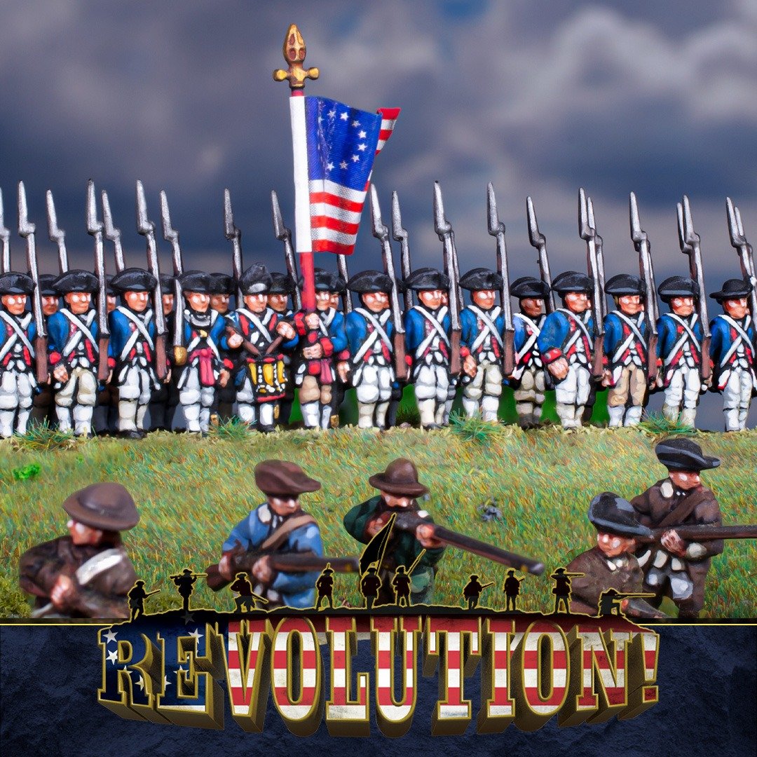 Ya puedes pedir la nueva gama de Epic Battles  Revolution de GUERRA INDEPENDENCIA AMERICANA

Caja de inicio con más de 2000 miniaturas
Reglamento en inglés
Cajas de brigadas británica, continental y de hesianos/aliados
Marcadores de bajas
¡28 DE JUNIO EN TIENDAS!

#warlordgames