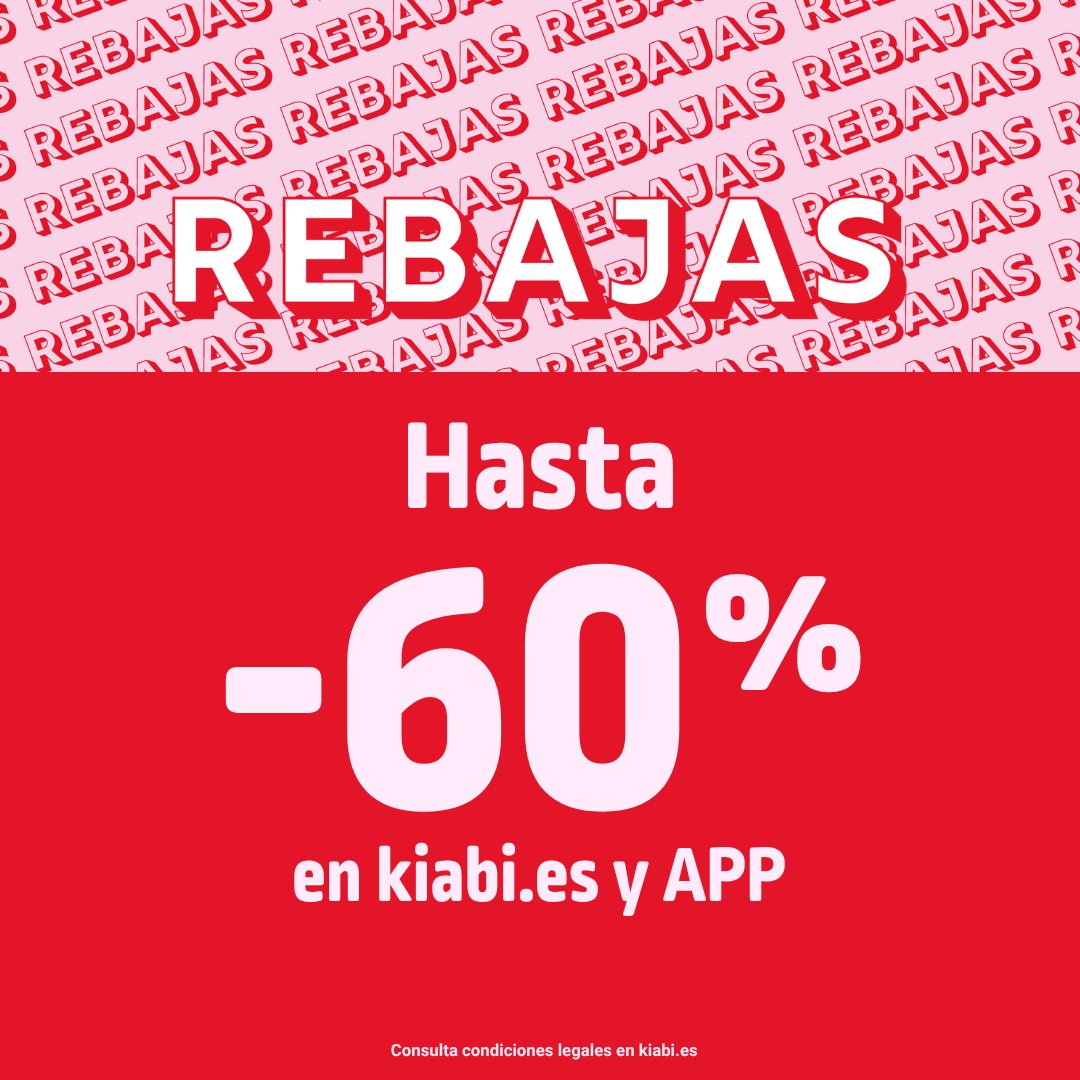 Conseguir tus prendas favoritas rebajadas o cómo empezar el verano a lo grande ❤️

Descuentos de hasta el -60% en muchísimos productos comprando en nuestras tiendas, web y app.

¡Corre y aprovecha todos los descuentos! ⬇️
bit.ly/2506_rebajas_k…