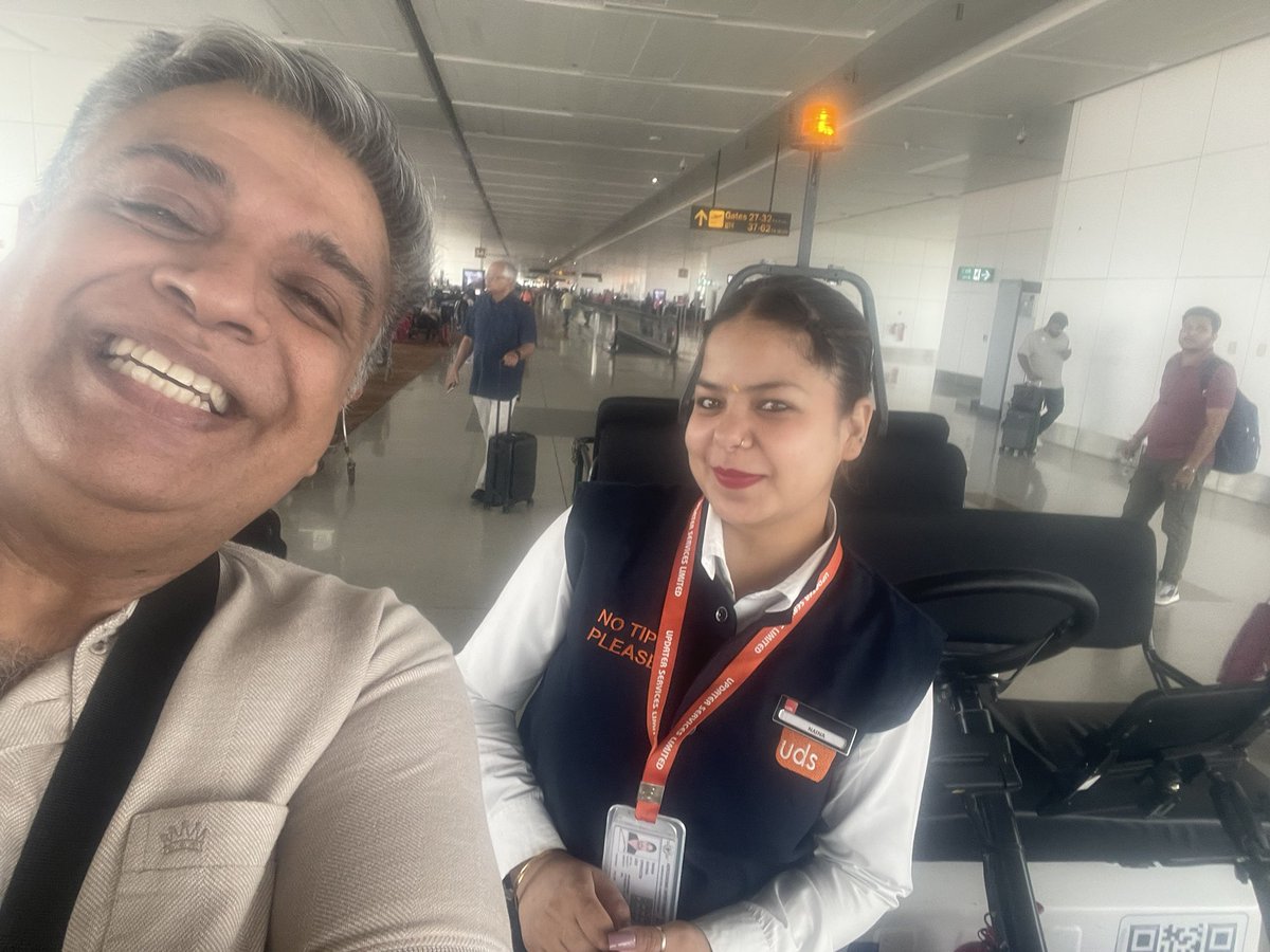 Devashish Sharma (@devashish_india) on Twitter photo Naina, as always, exemplifies courtesy, kindness and going out of her way at being extraordinarily helpful. This is not the first time she ensured I got a smooth, seamless buggy ride to the boarding gate at <a href="/DelhiAirport/">Delhi Airport</a>. A blessing for me as I am not in the best health. Naina, as always, exemplifies courtesy, kindness and going out of her way at being extraordinarily helpful. This is not the first time she ensured I got a smooth, seamless buggy ride to the boarding gate at <a href="/DelhiAirport/">Delhi Airport</a>. A blessing for me as I am not in the best health.
